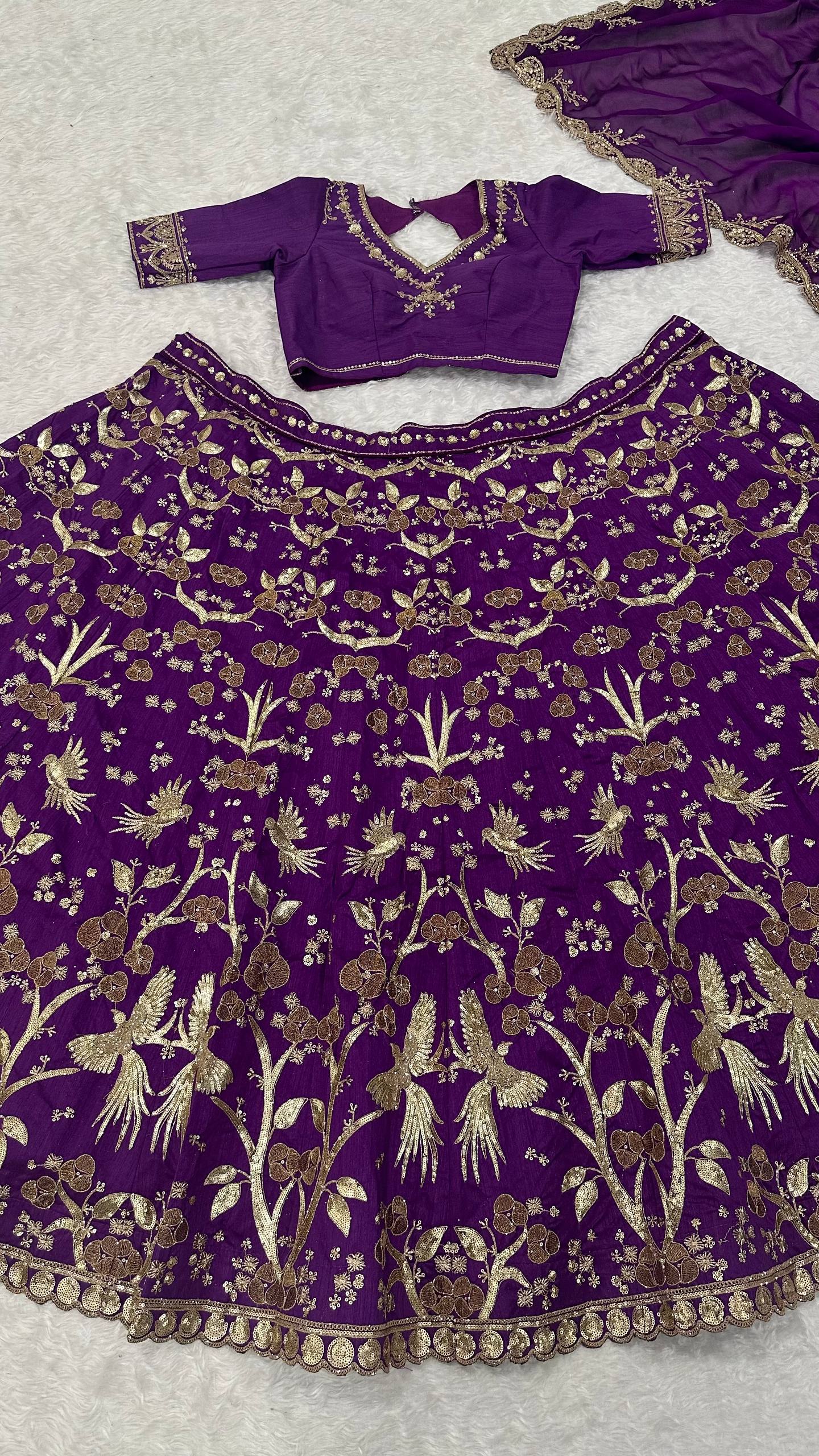 WRAPPED IN ROYAL LEHENGA