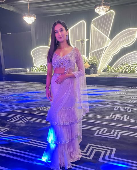 RUFFLE SAREE