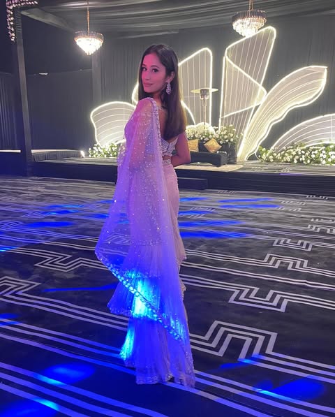 RUFFLE SAREE