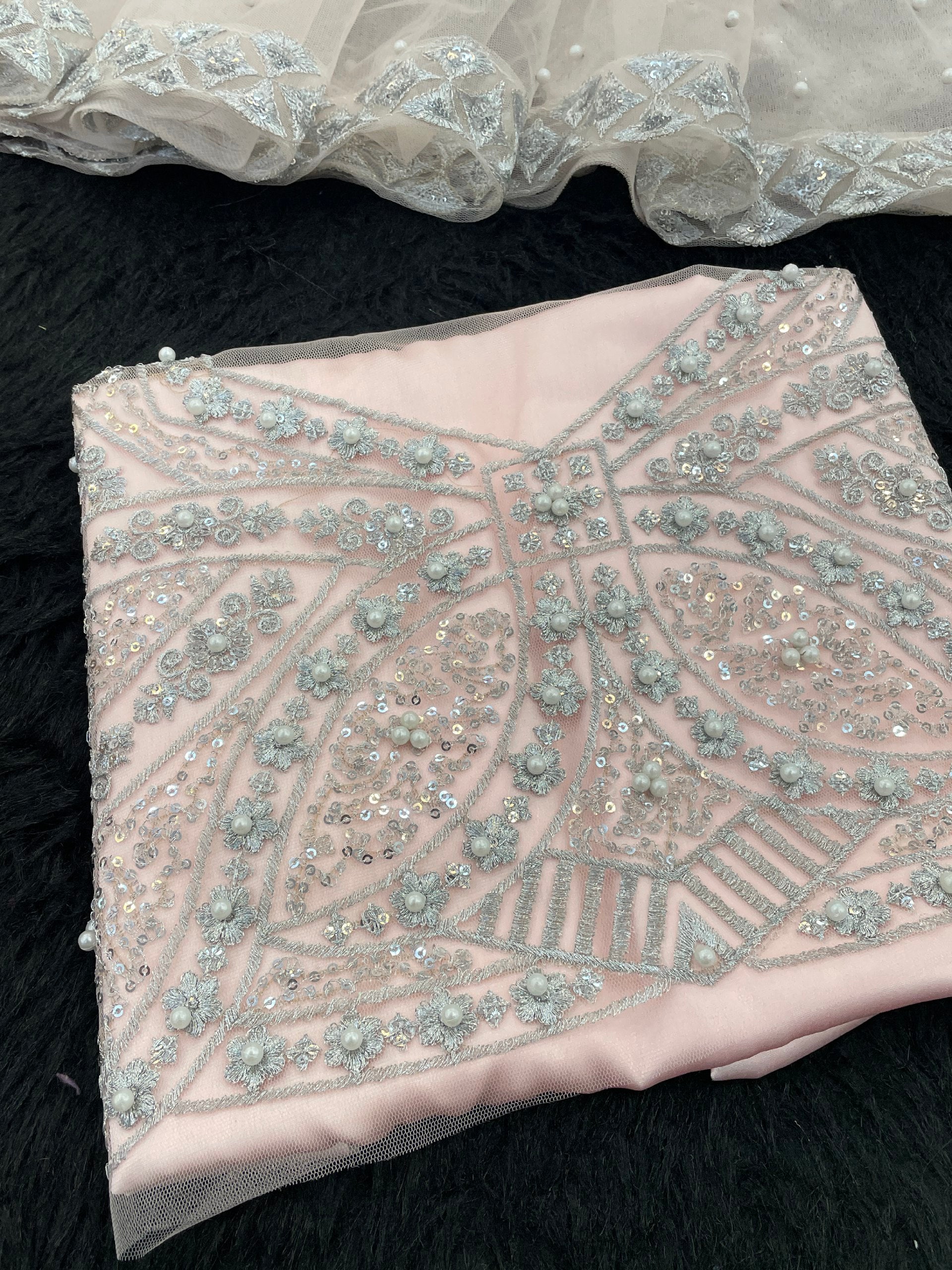 RUFFLE SAREE