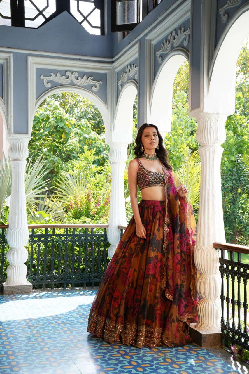 FLORAL LEHENGA CHOLI