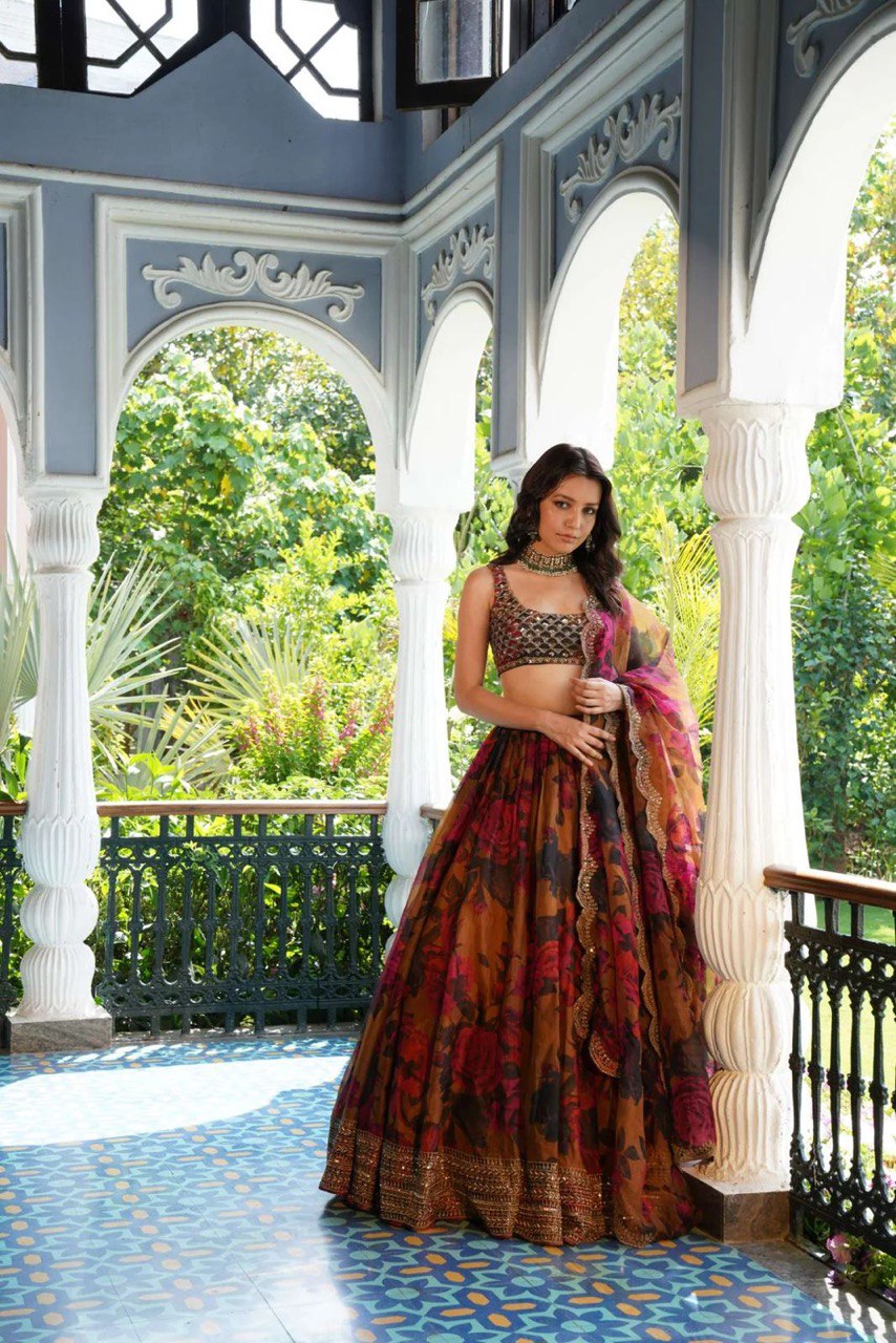 FLORAL LEHENGA CHOLI