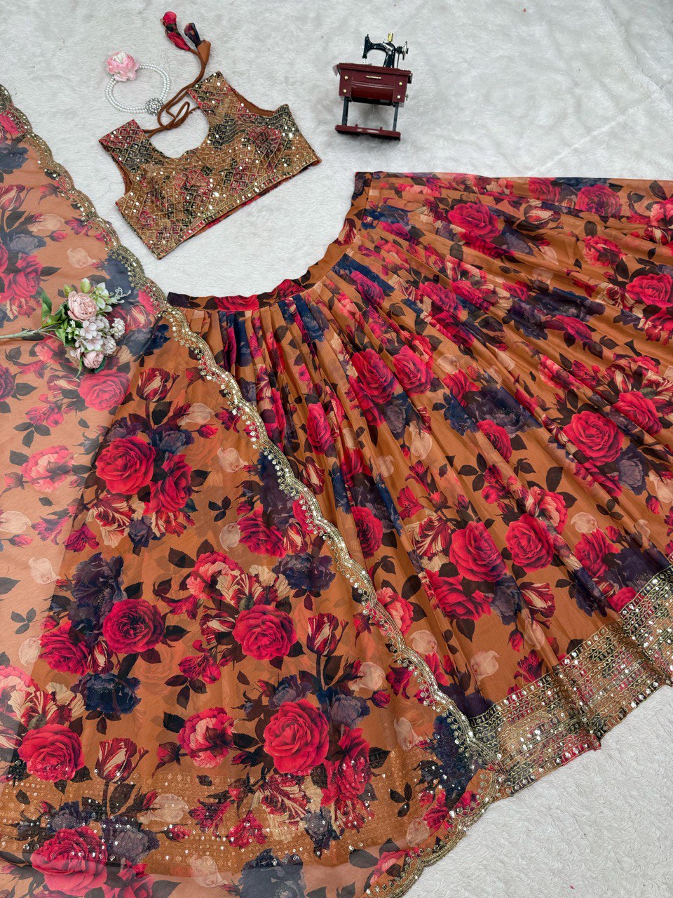 FLORAL LEHENGA CHOLI