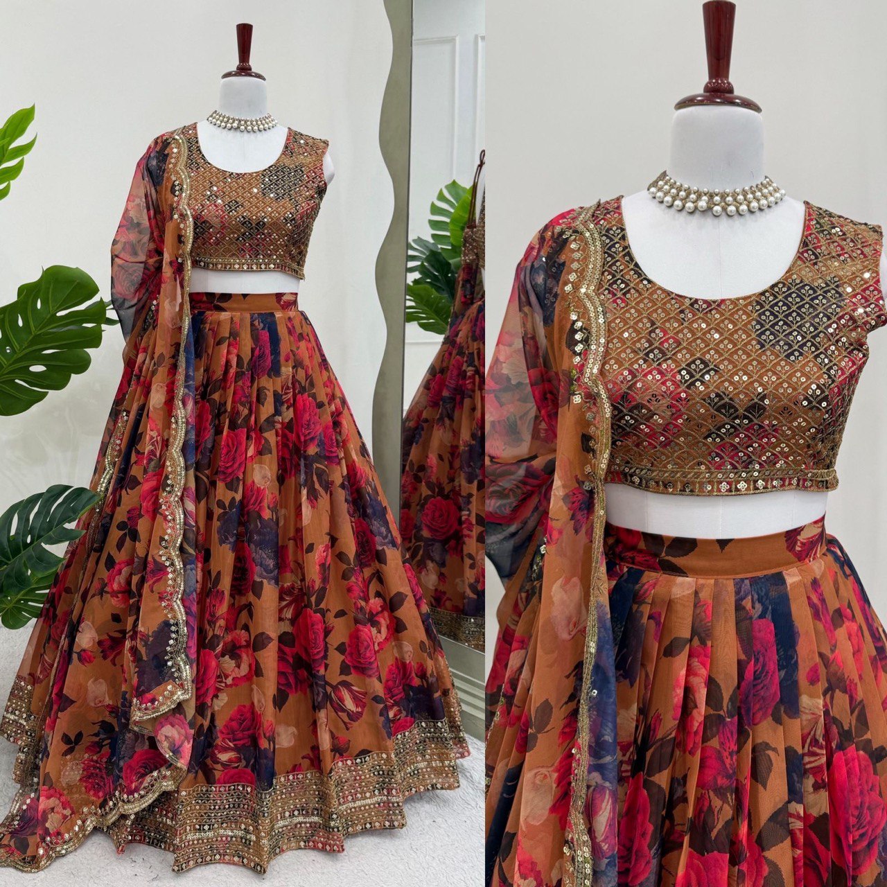 FLORAL LEHENGA CHOLI