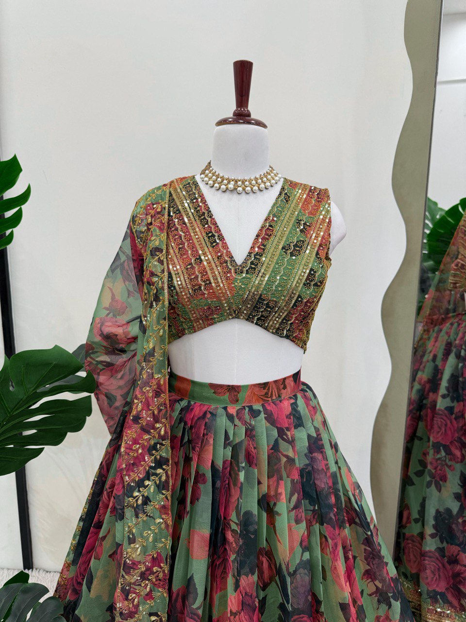 FLORAL LEHENGA