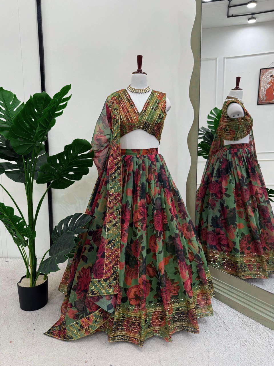 FLORAL LEHENGA