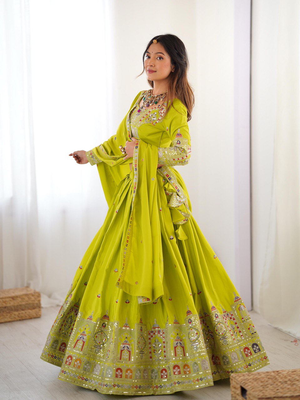 REAL MODELLING BEST SELLER LEHENGA