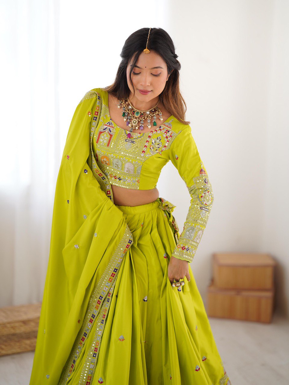 REAL MODELLING BEST SELLER LEHENGA