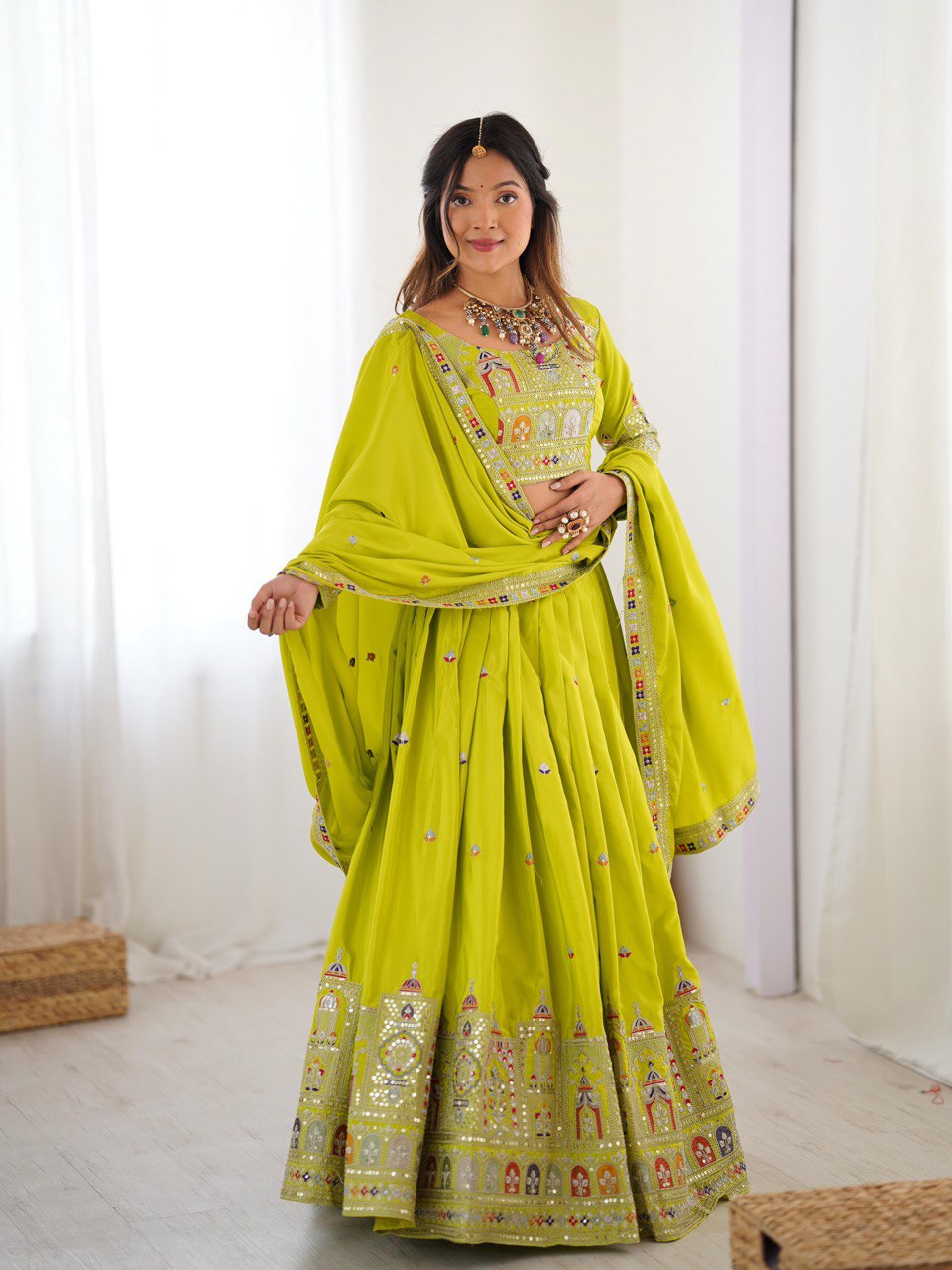 REAL MODELLING BEST SELLER LEHENGA