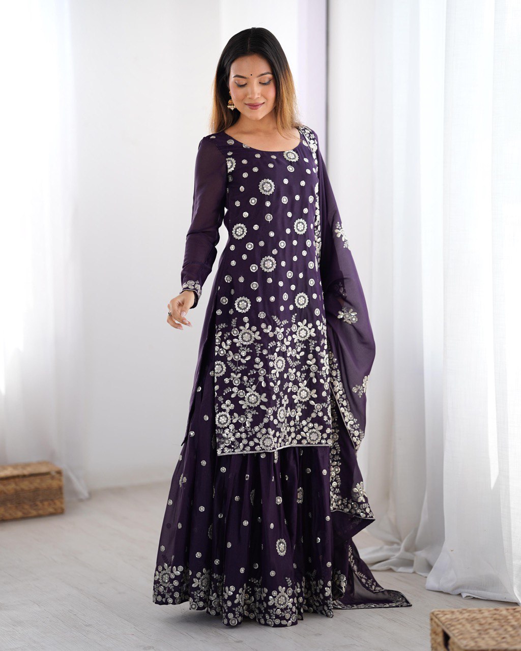 REAL MODELLING SHARARA SUITS