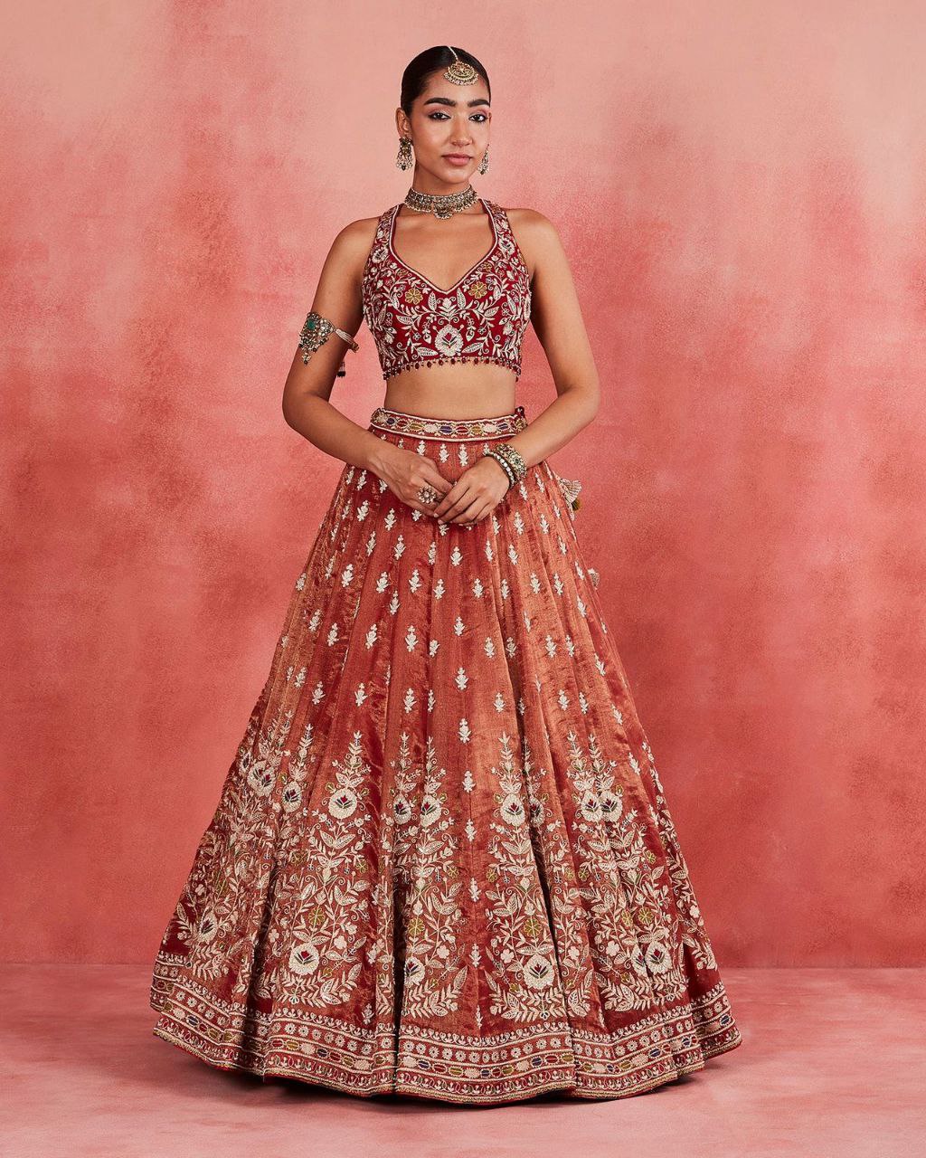 ROLEX SILK LEHENGA