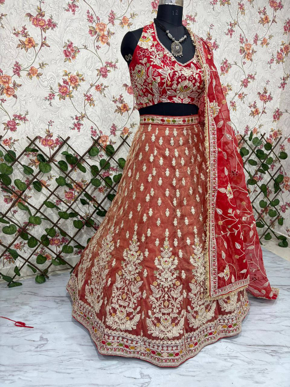 ROLEX SILK LEHENGA