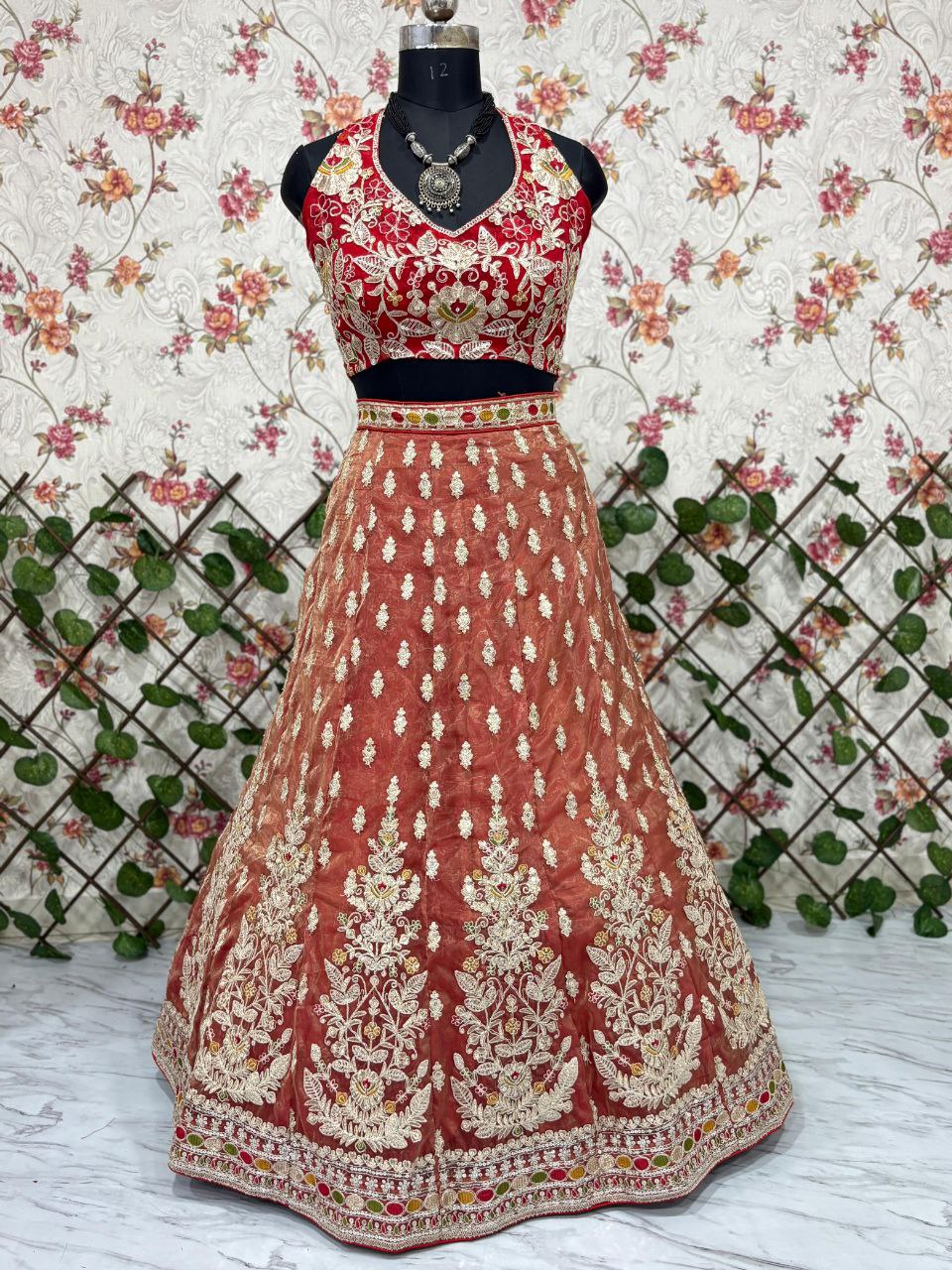 ROLEX SILK LEHENGA