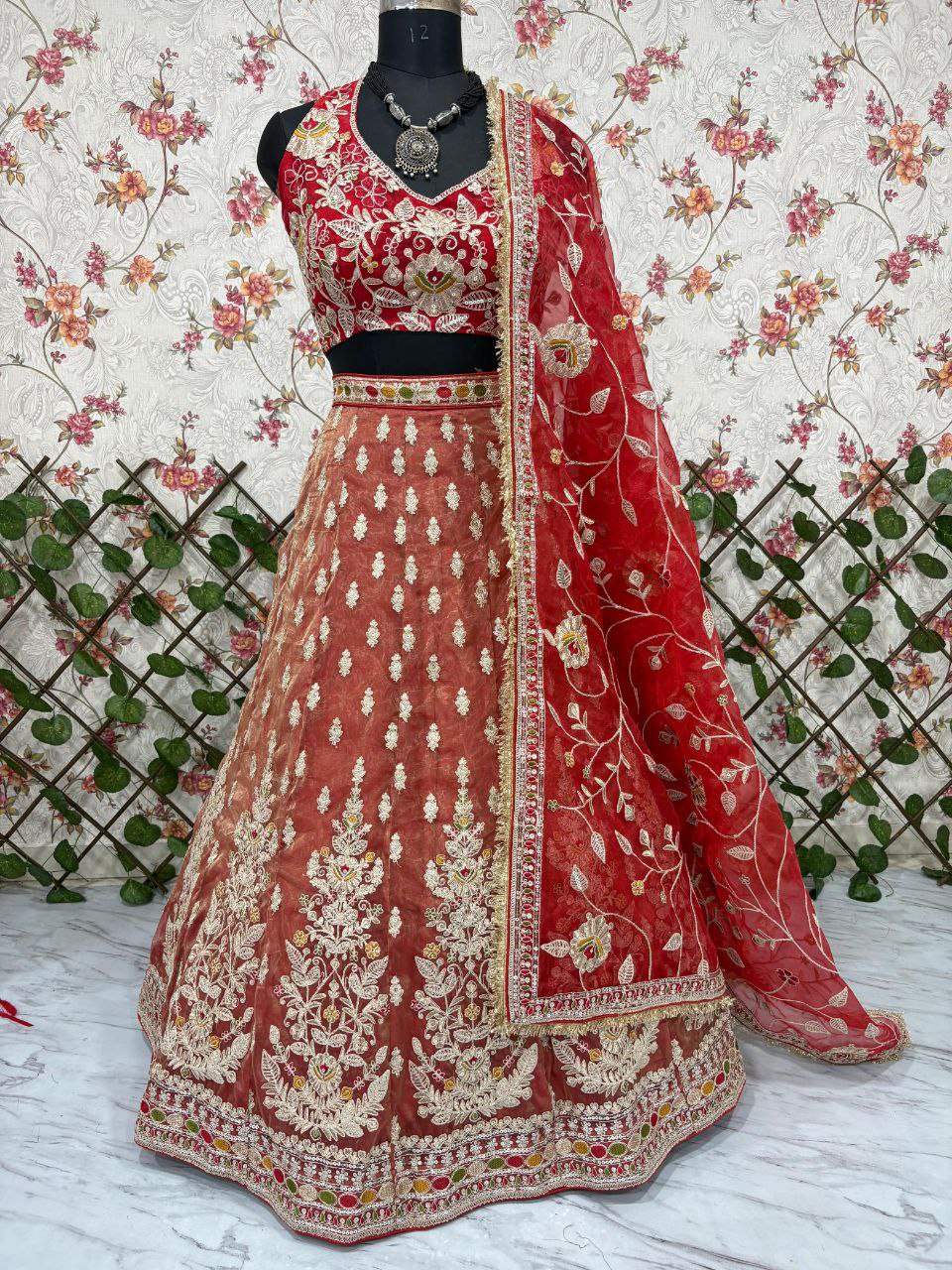 ROLEX SILK LEHENGA