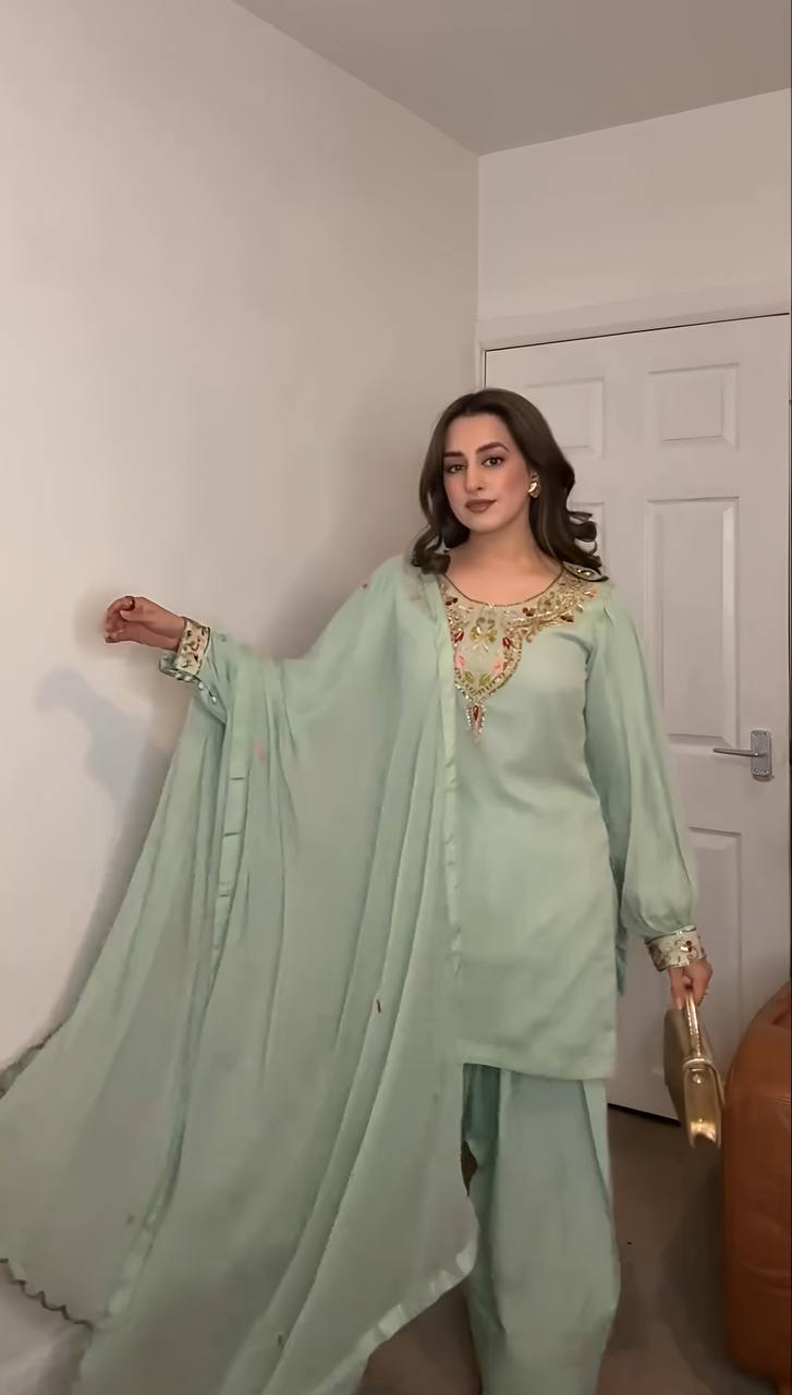 DESIGNER PALAZOO DRESS