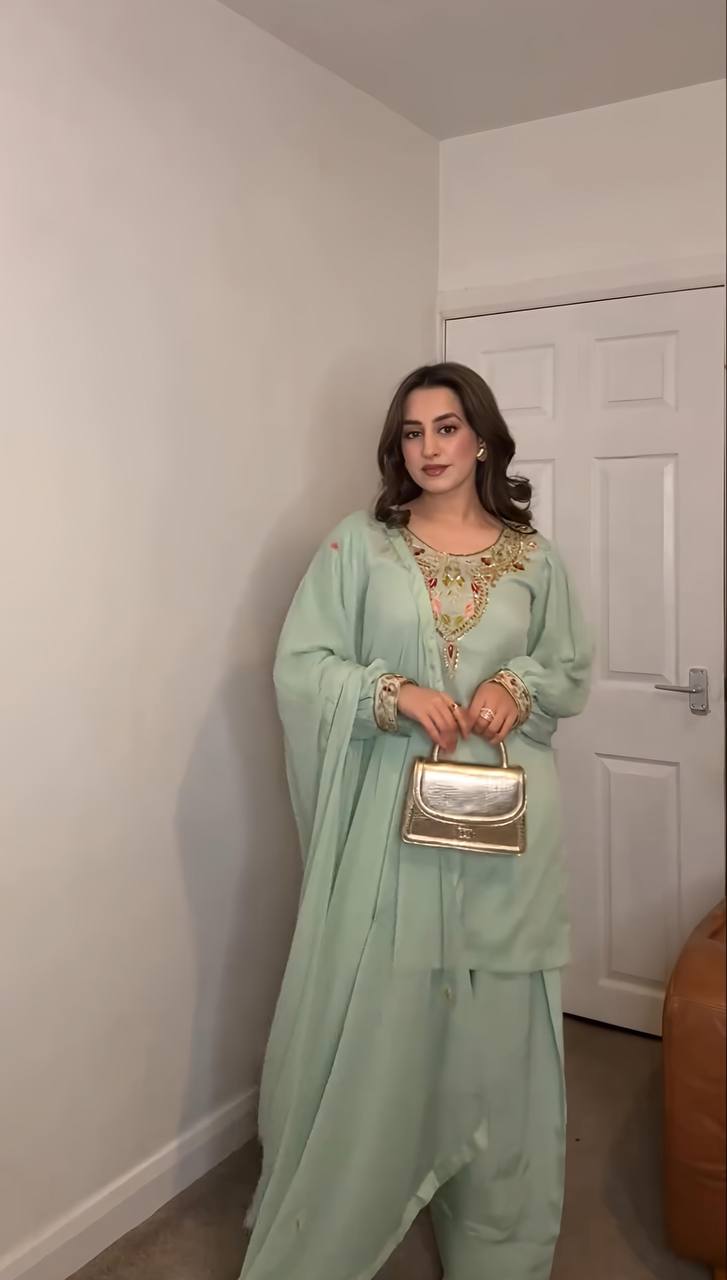 DESIGNER PALAZOO DRESS