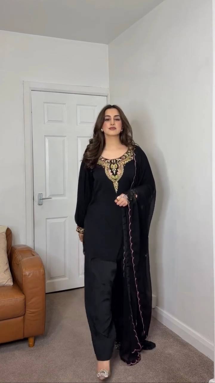 DESIGNER PALAZOO DRESS