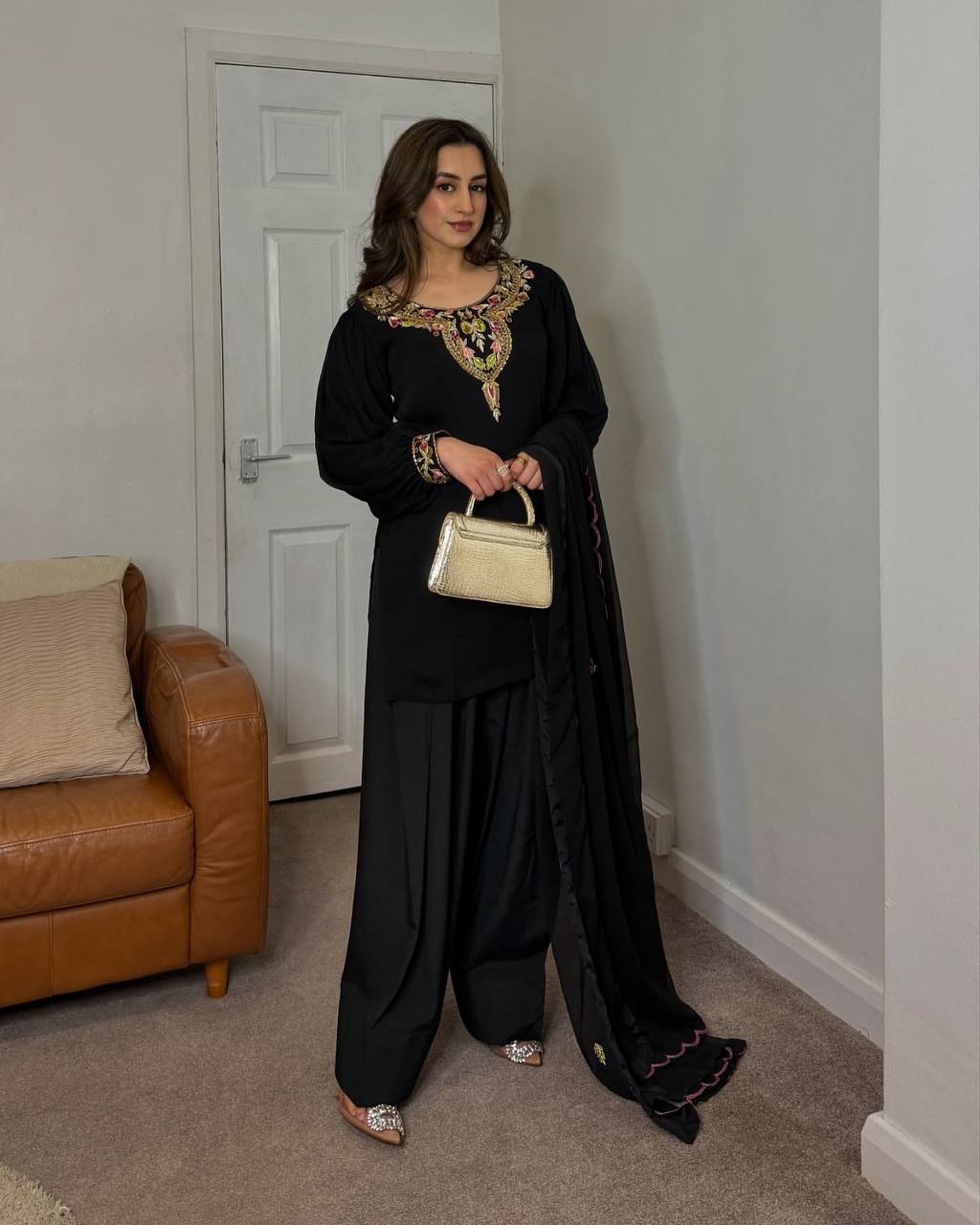 DESIGNER PALAZOO DRESS