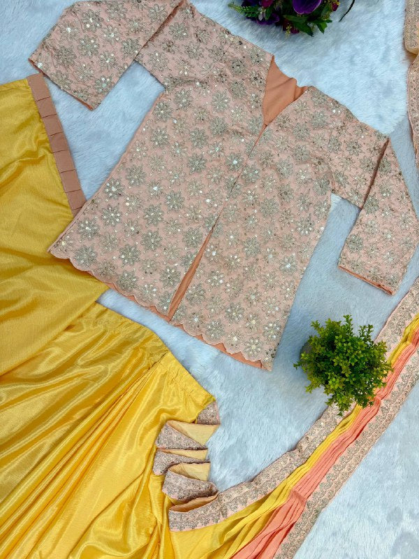 ESHA GUPTA JACKET STYLE READY TO WEAR SAREE