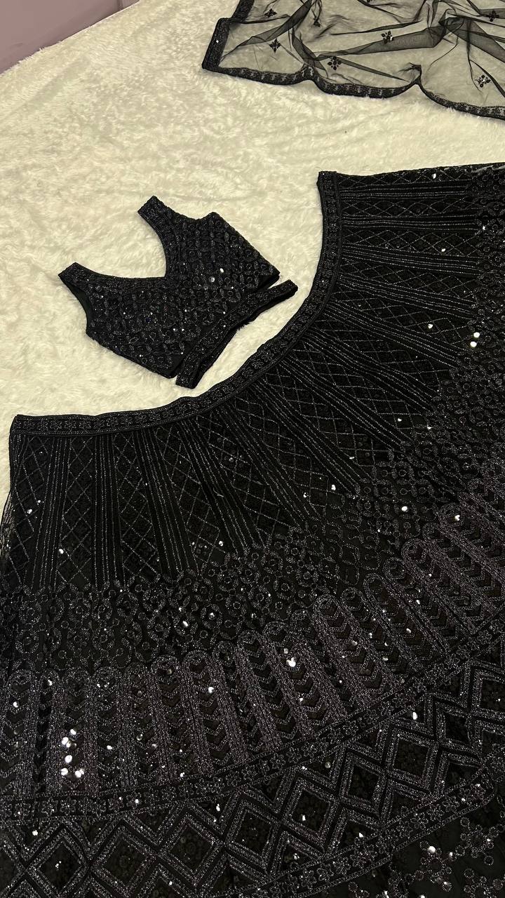 BLACK LOVERS DIWALI LEHENGA