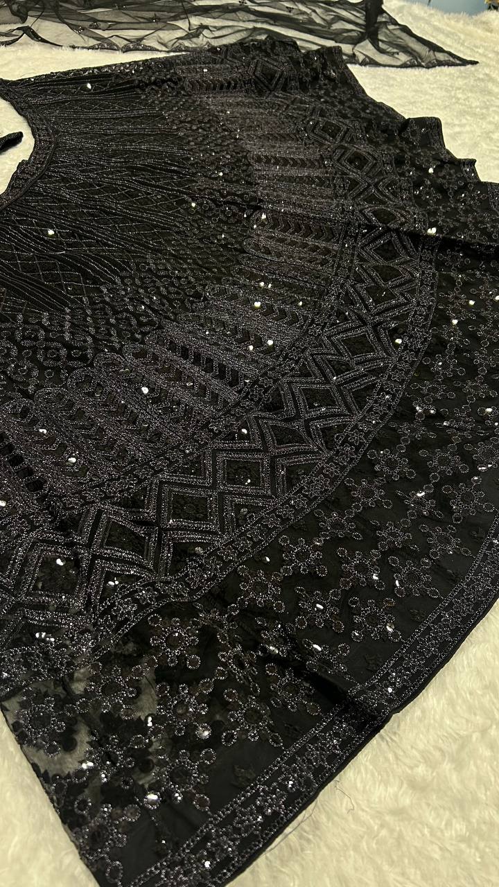 BLACK LOVERS DIWALI LEHENGA