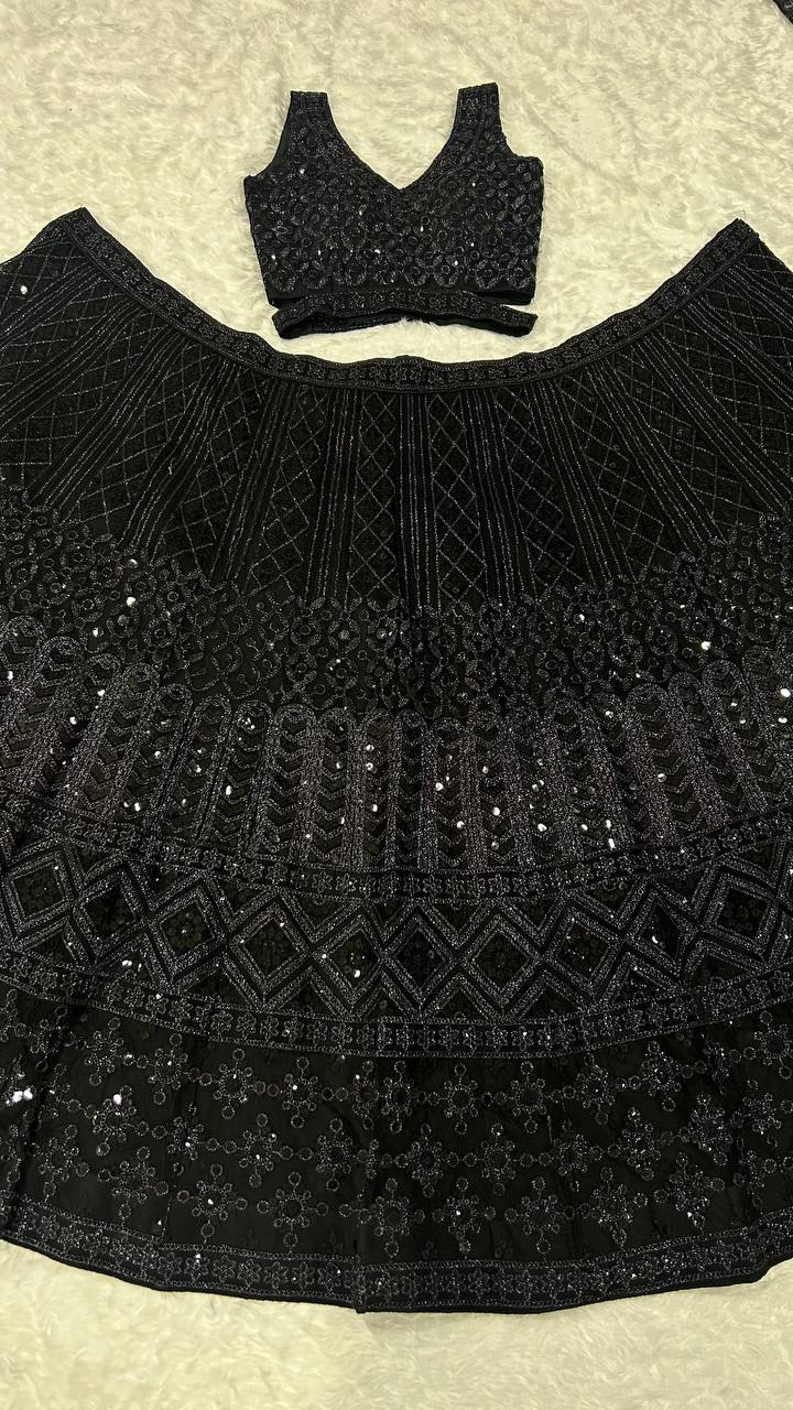 BLACK LOVERS DIWALI LEHENGA