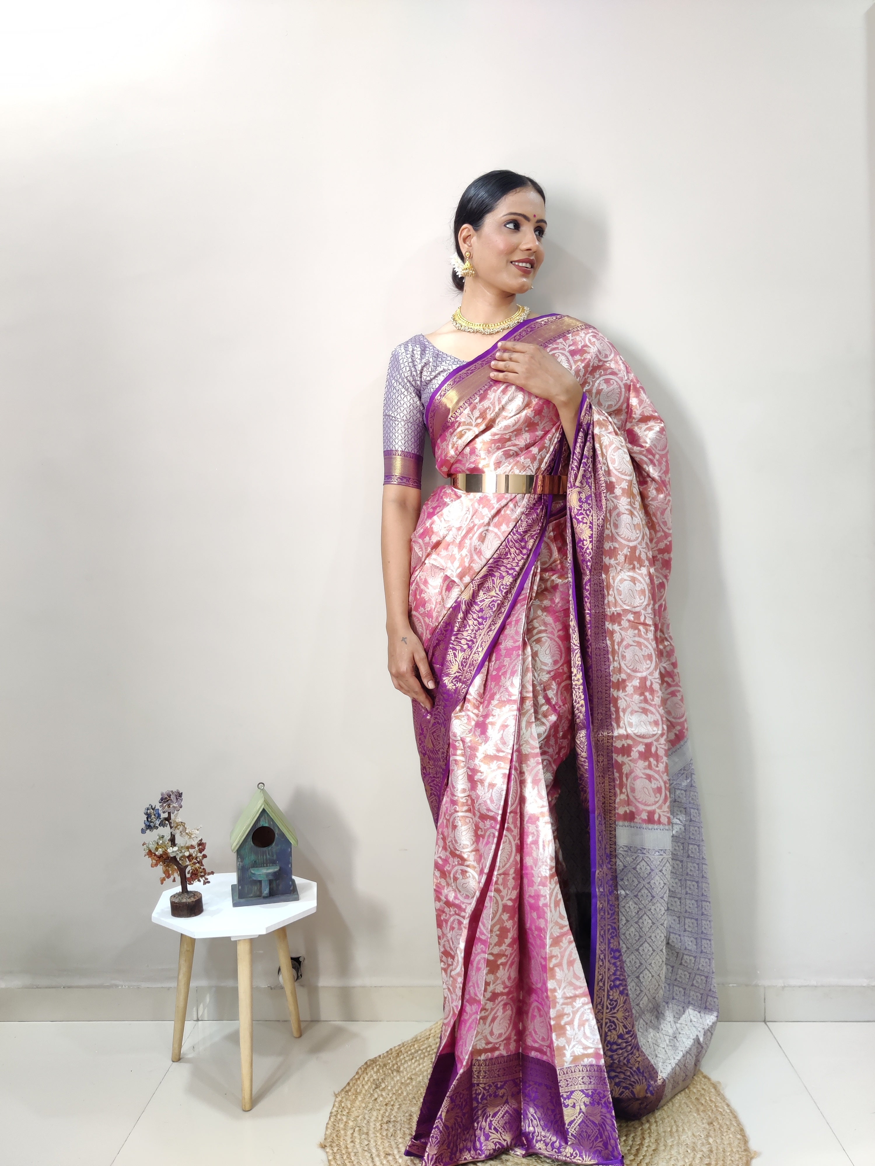 Kanchipuram Silk Ready To Wear Sarees