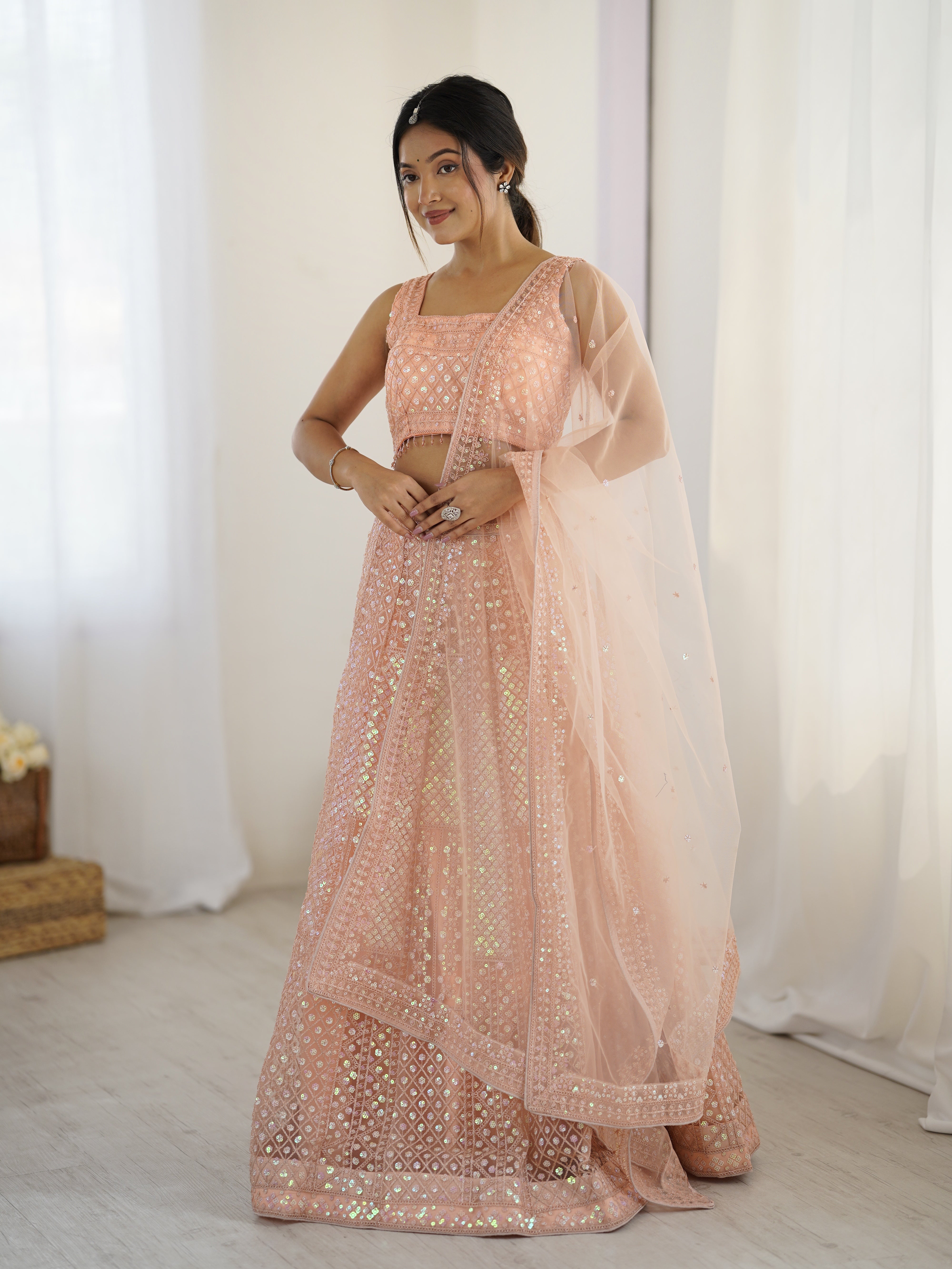REAL SHOOT LEHENGA