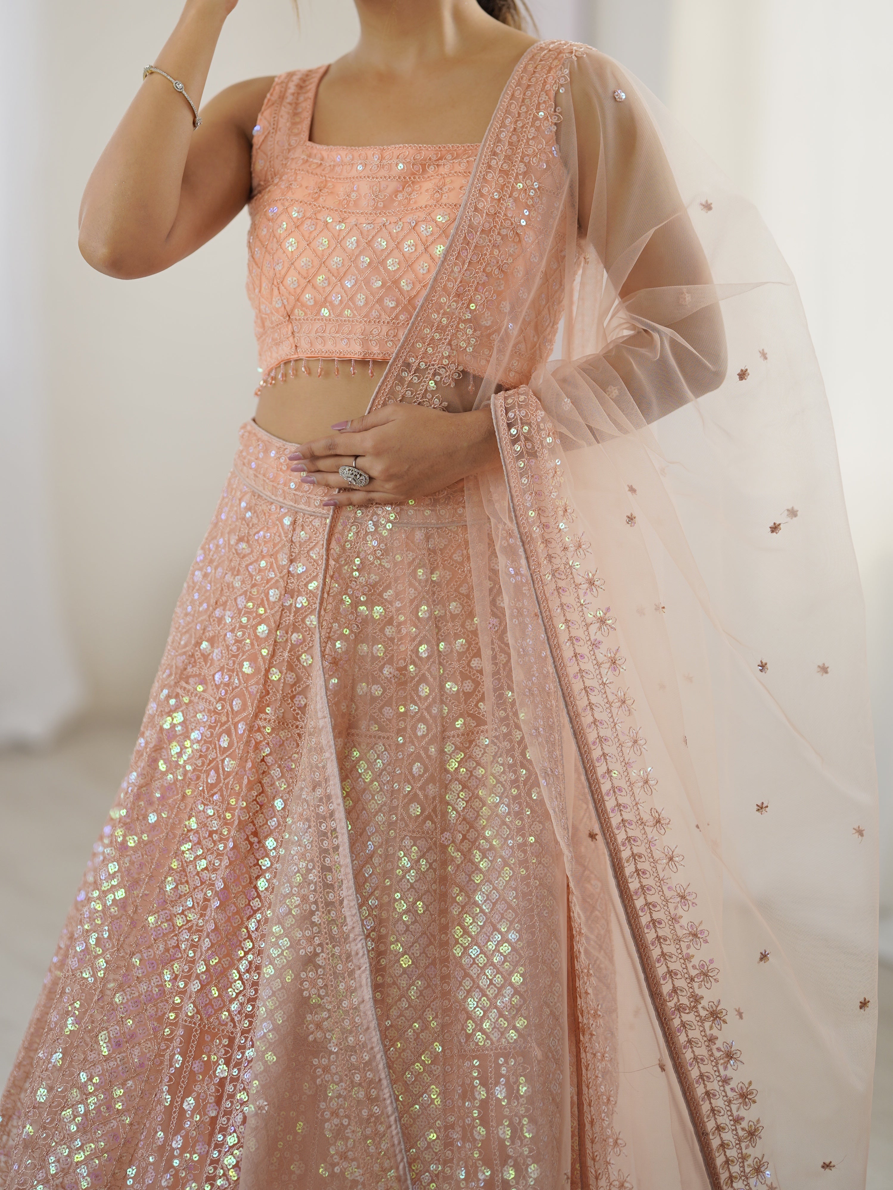 REAL SHOOT LEHENGA