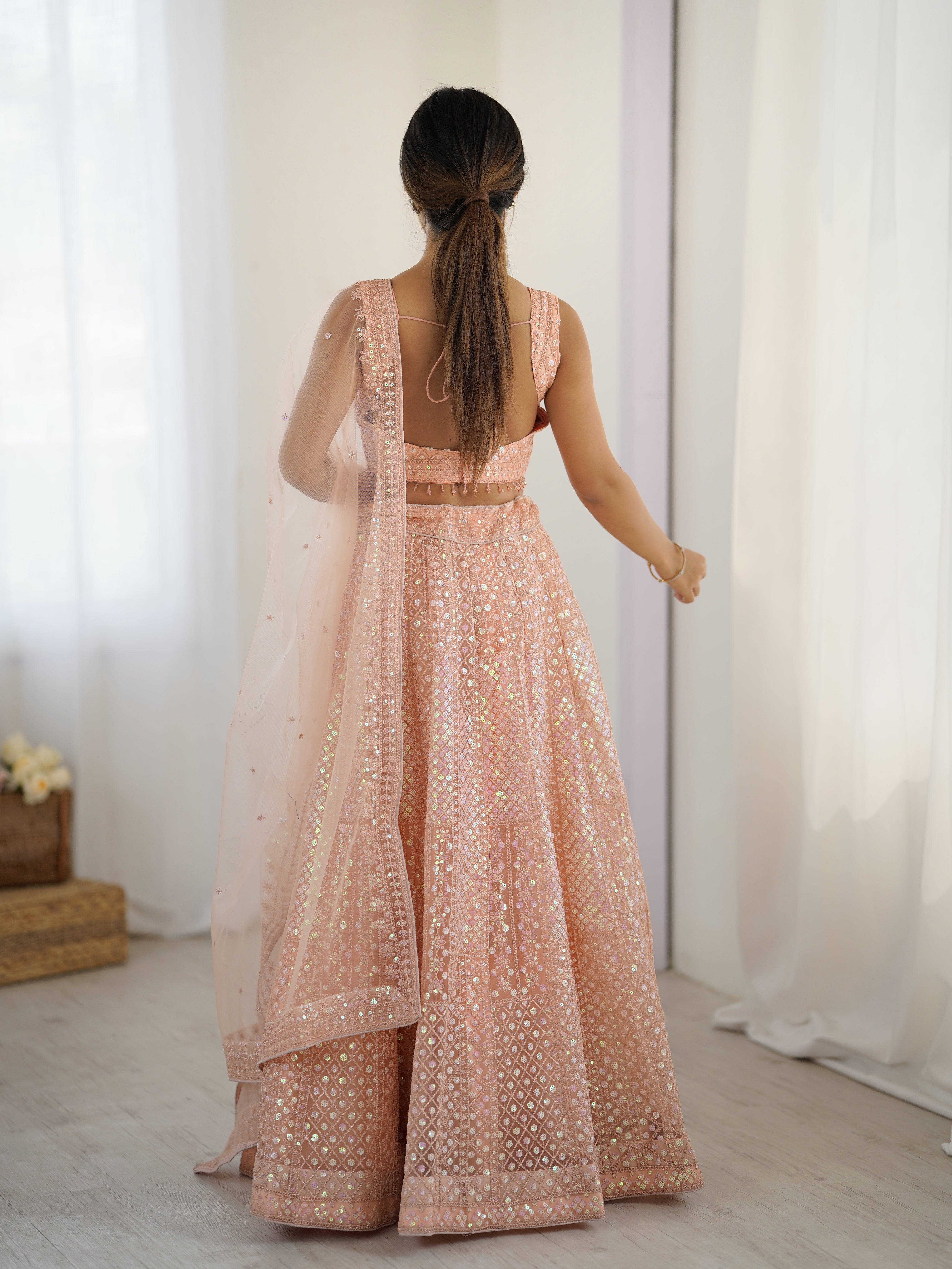 REAL SHOOT LEHENGA