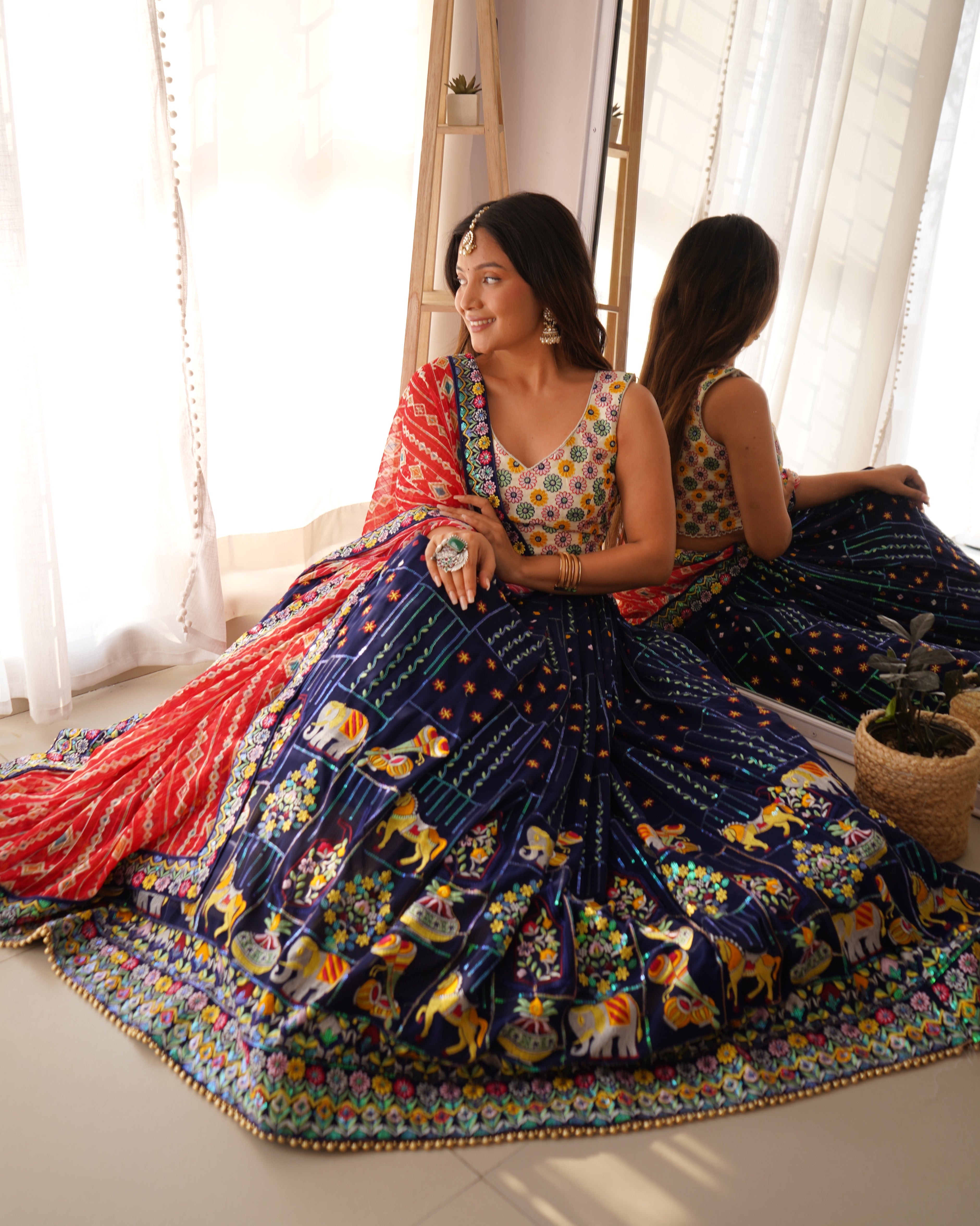 REAL MODELLING LEHENGA