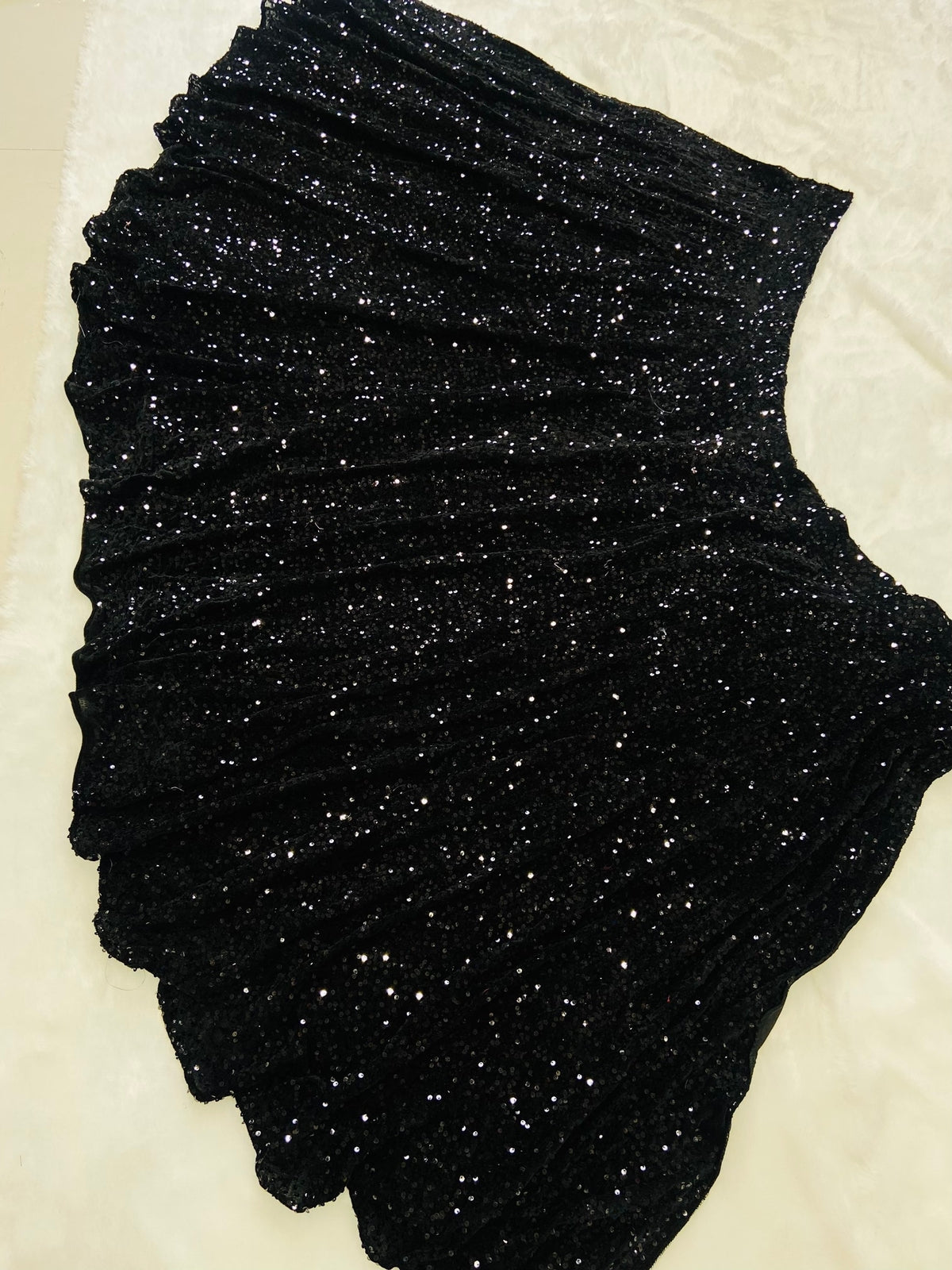 BLACK SEQUINS LEHENGA