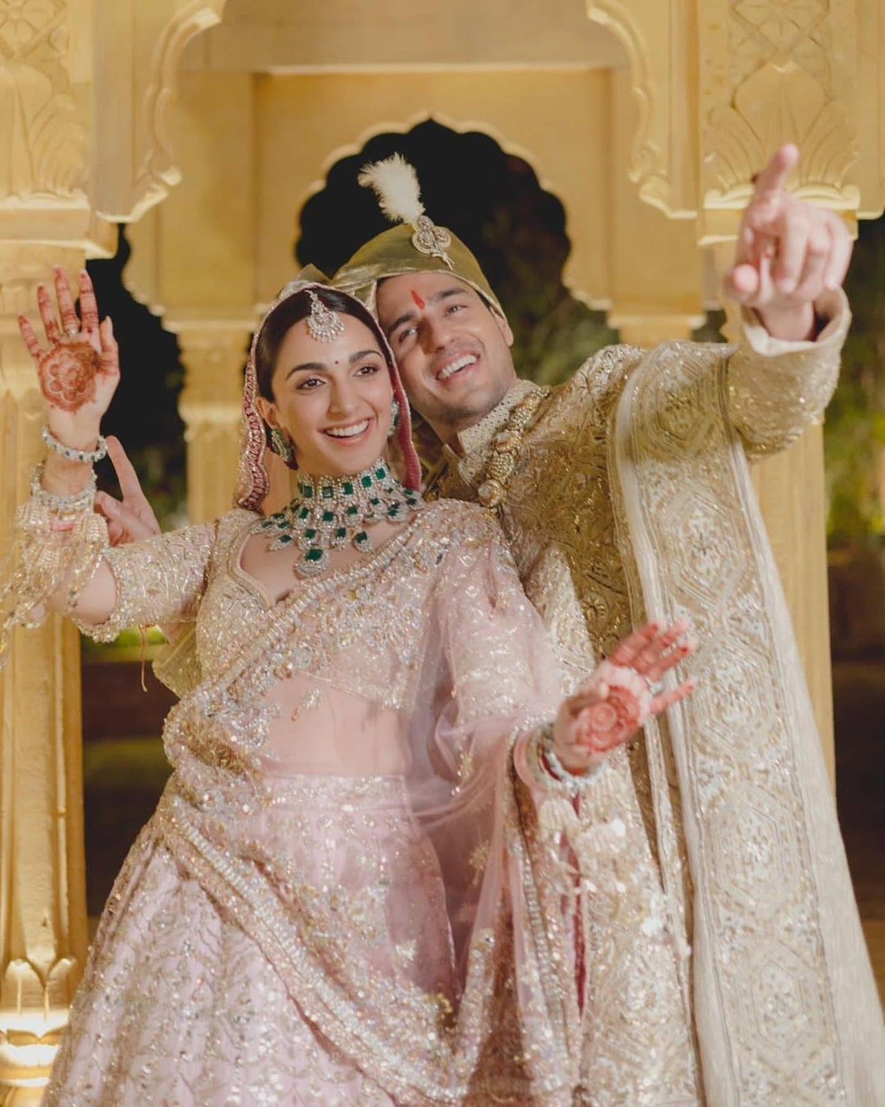 kiara advani wedding dress designer Kiara Advani's Manish Malhotra wedding dress was inspired by Rome