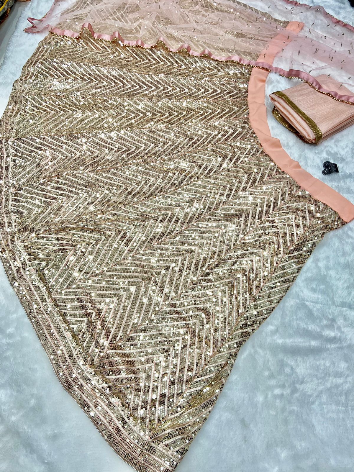 PEACH LEHENGA