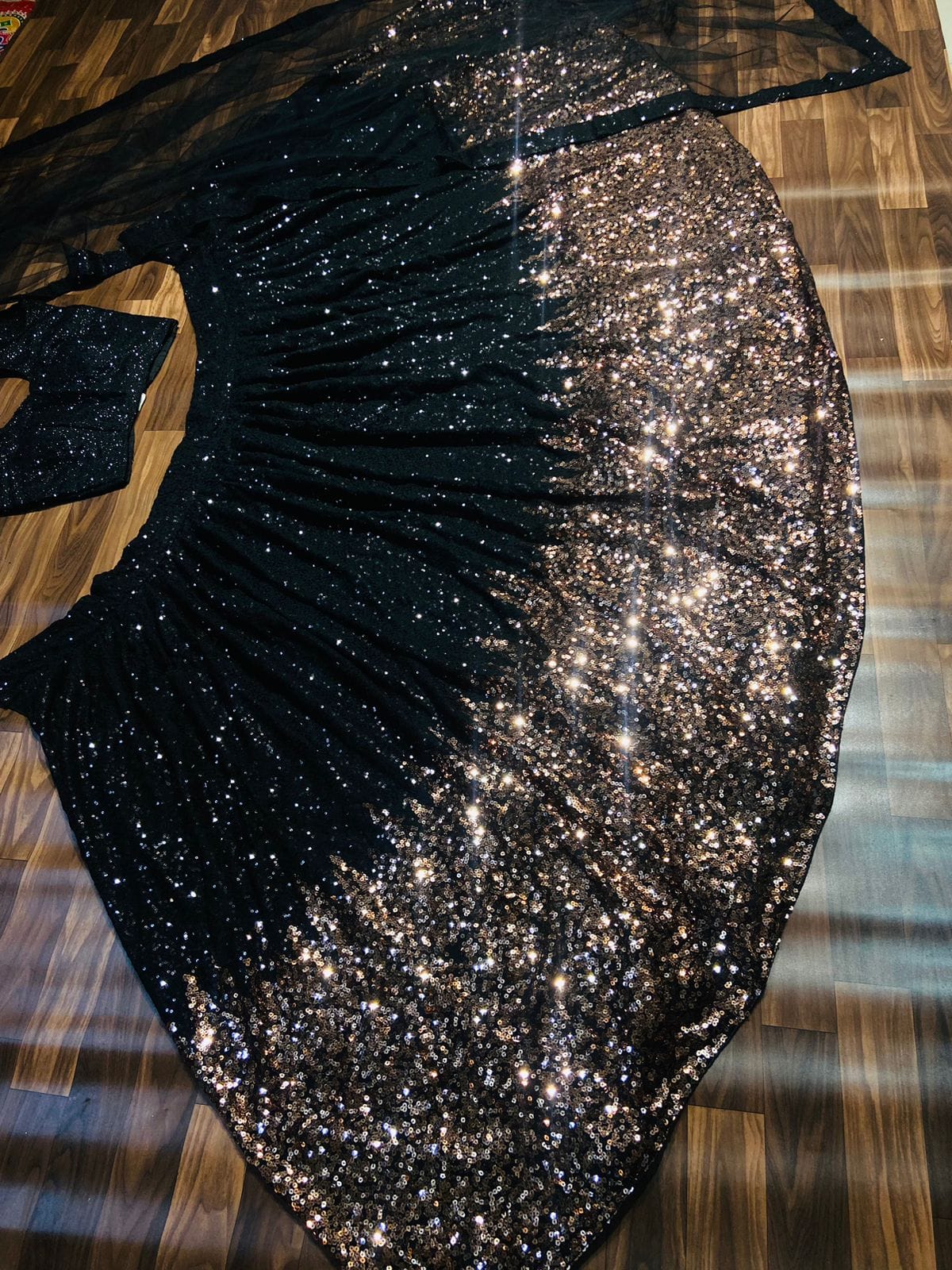Black Hot Selling Lehenga