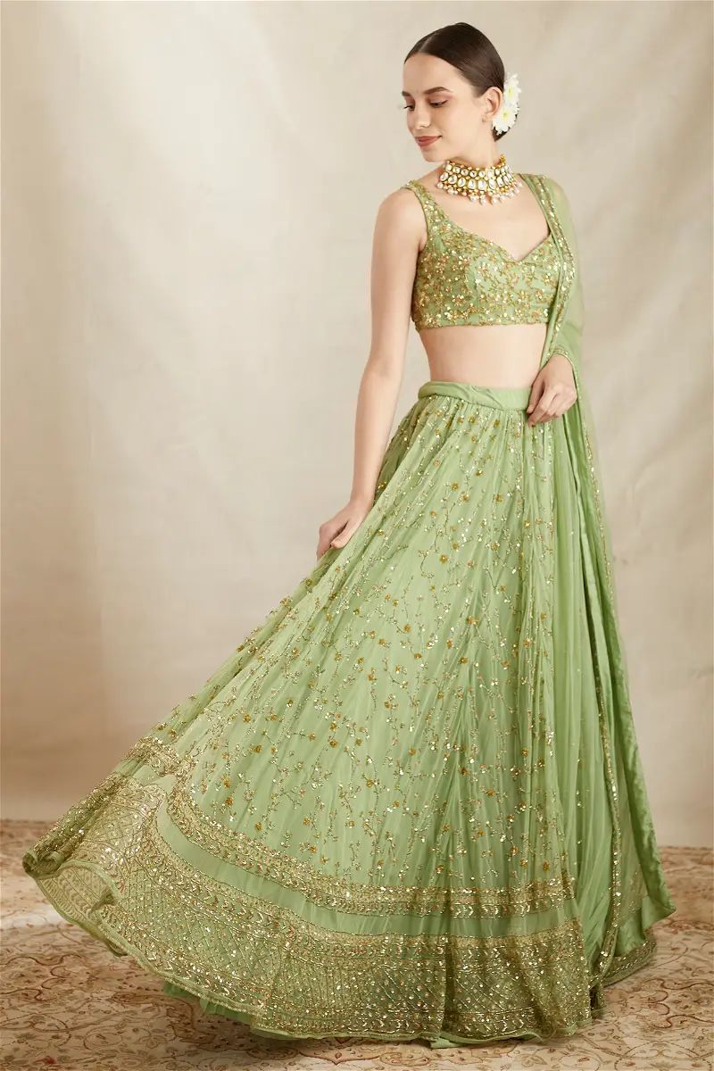 Best Seller Lehenga For Mehendi