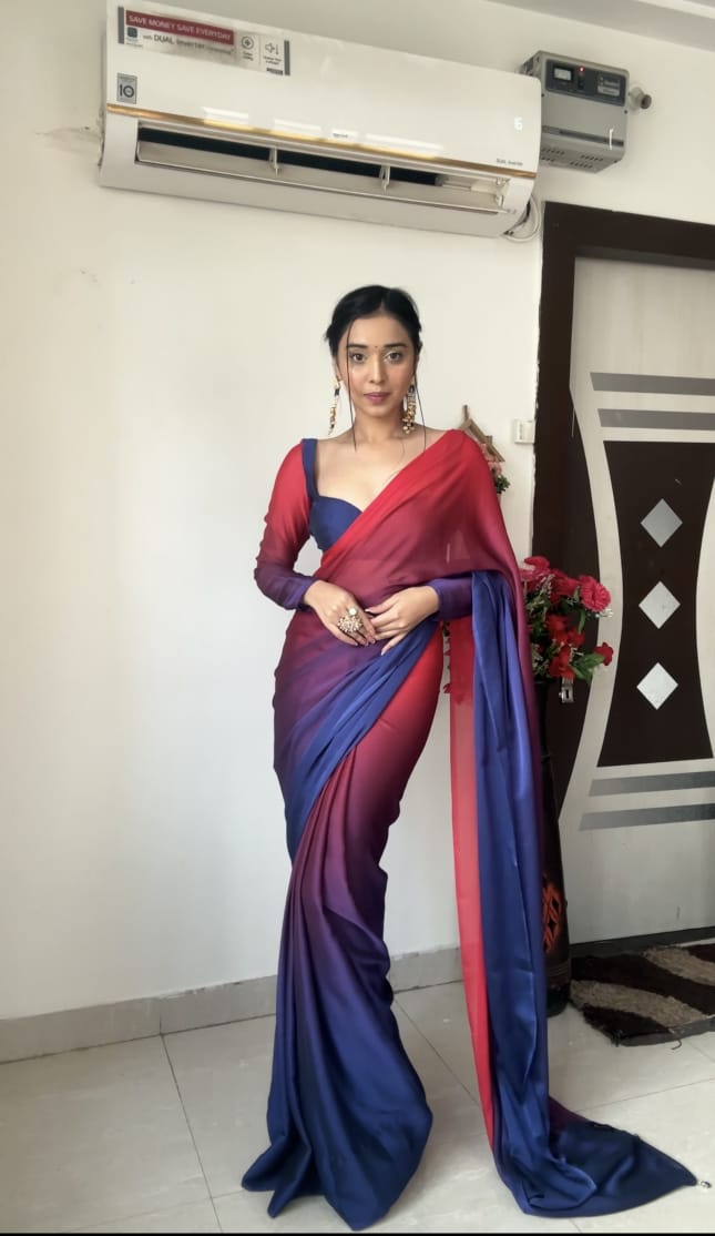 Hotseller Shaded Ready To Wear Saree