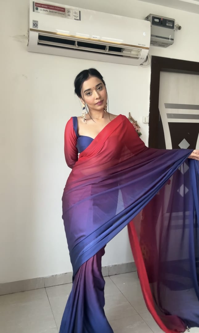 Hotseller Shaded Ready To Wear Saree