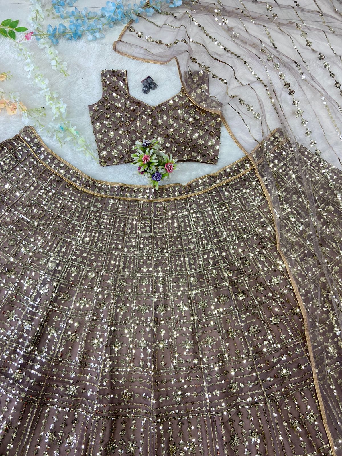 Premium Soft Net Lehenga
