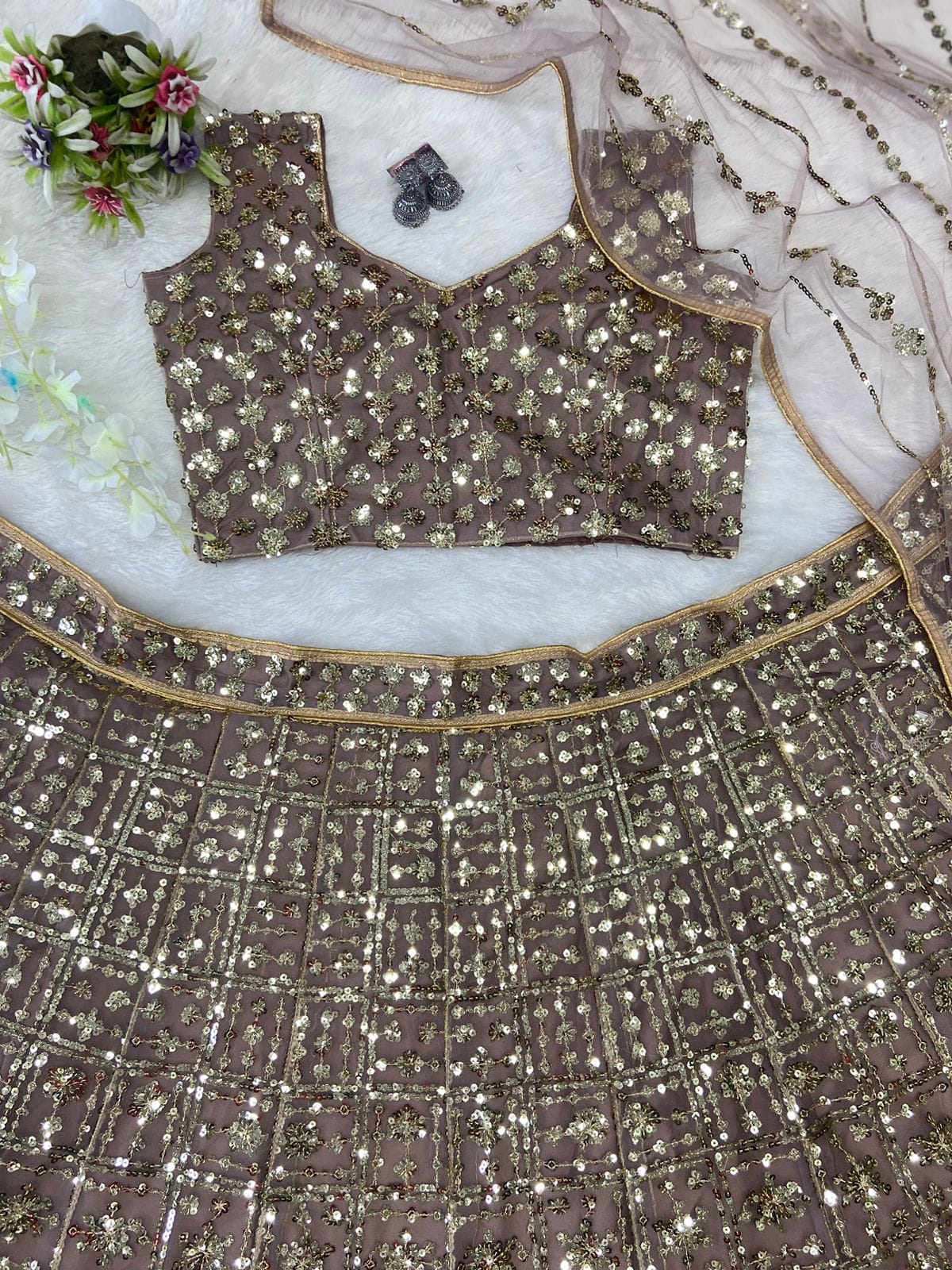 Premium Soft Net Lehenga