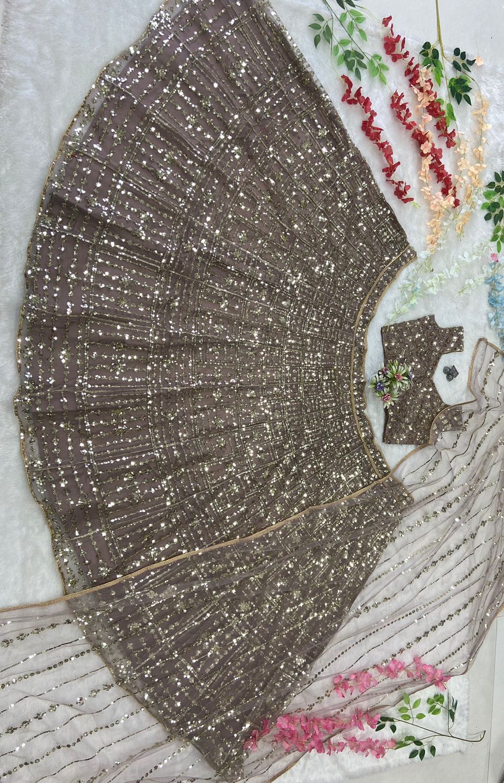 Premium Soft Net Lehenga