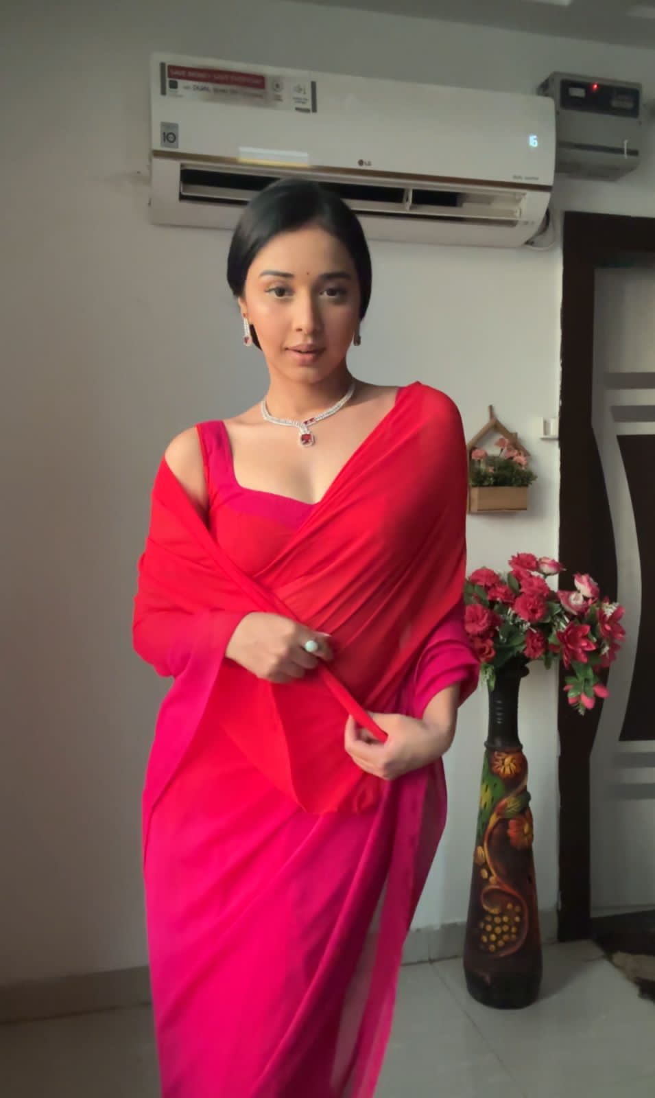 Red Rani Saree