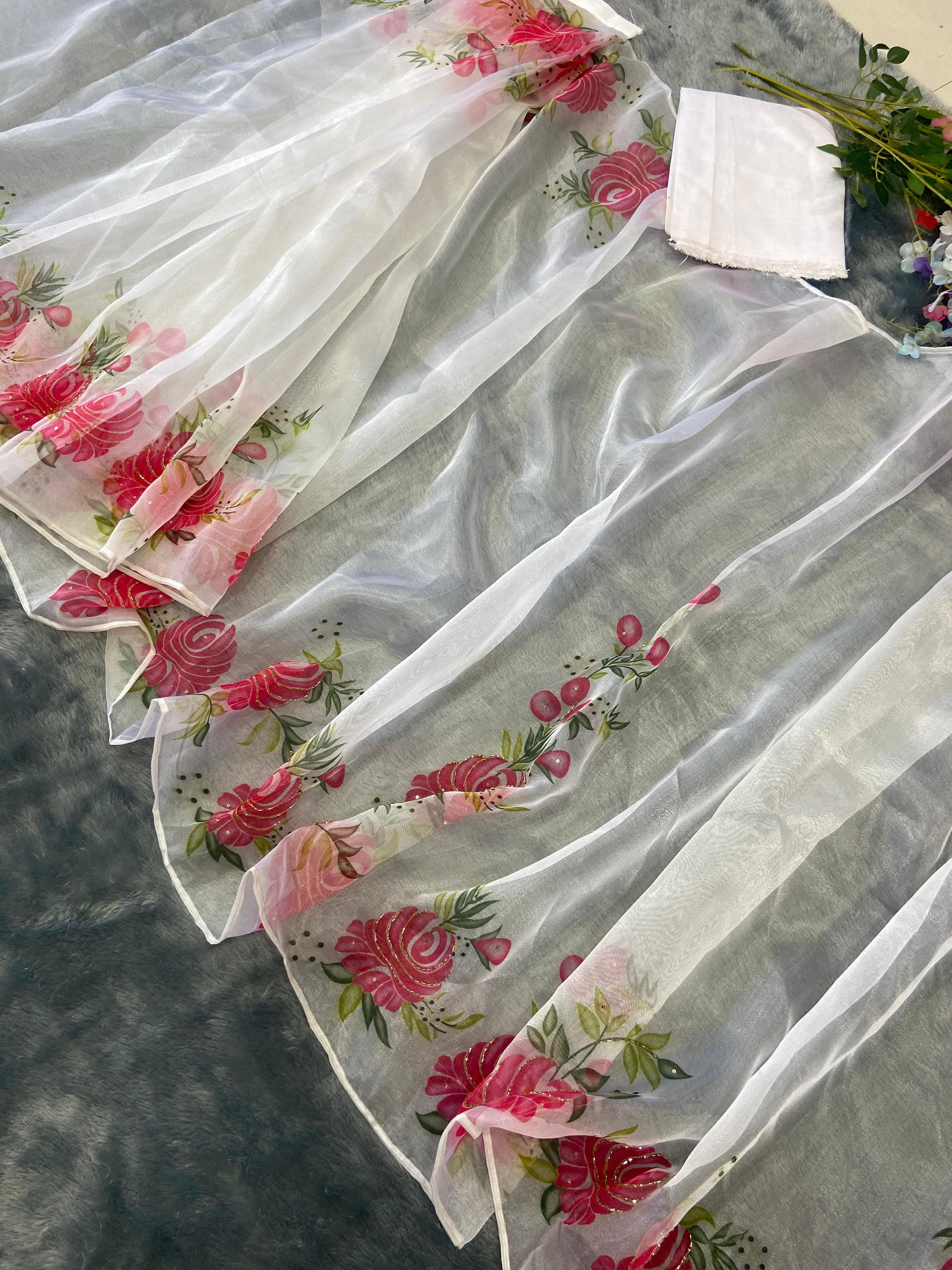 Handwork Saree