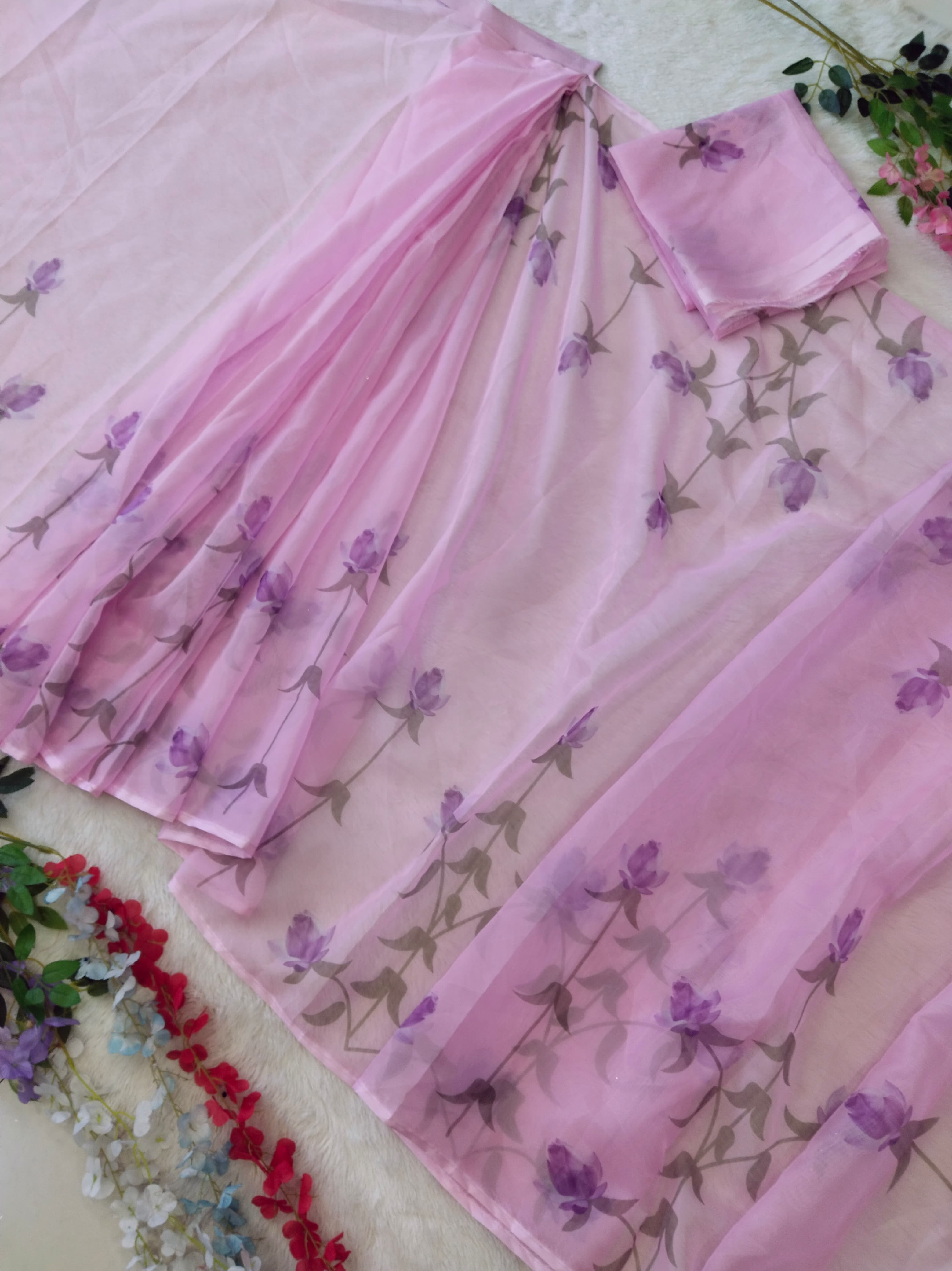 Floral Taby Saree