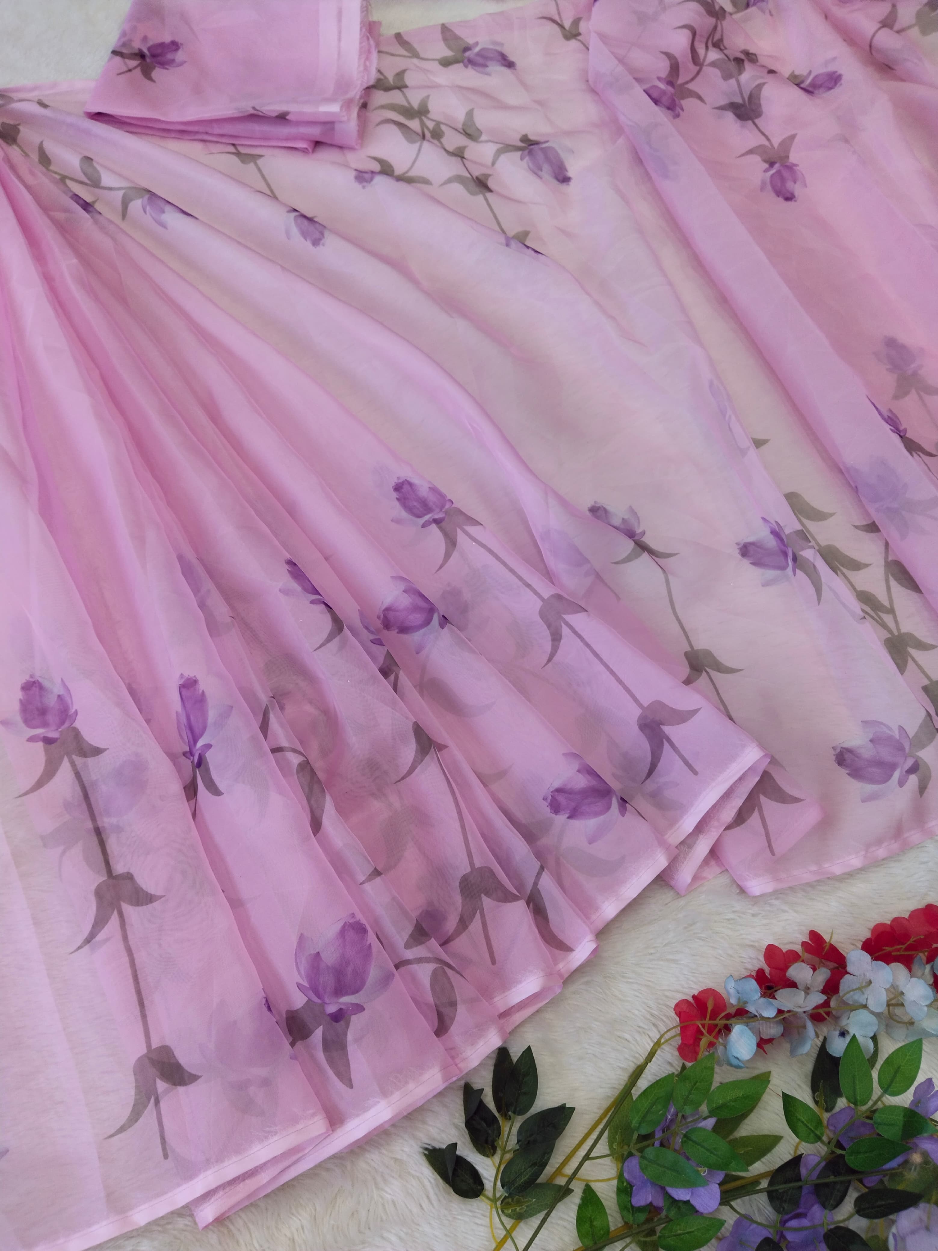 Floral Taby Saree