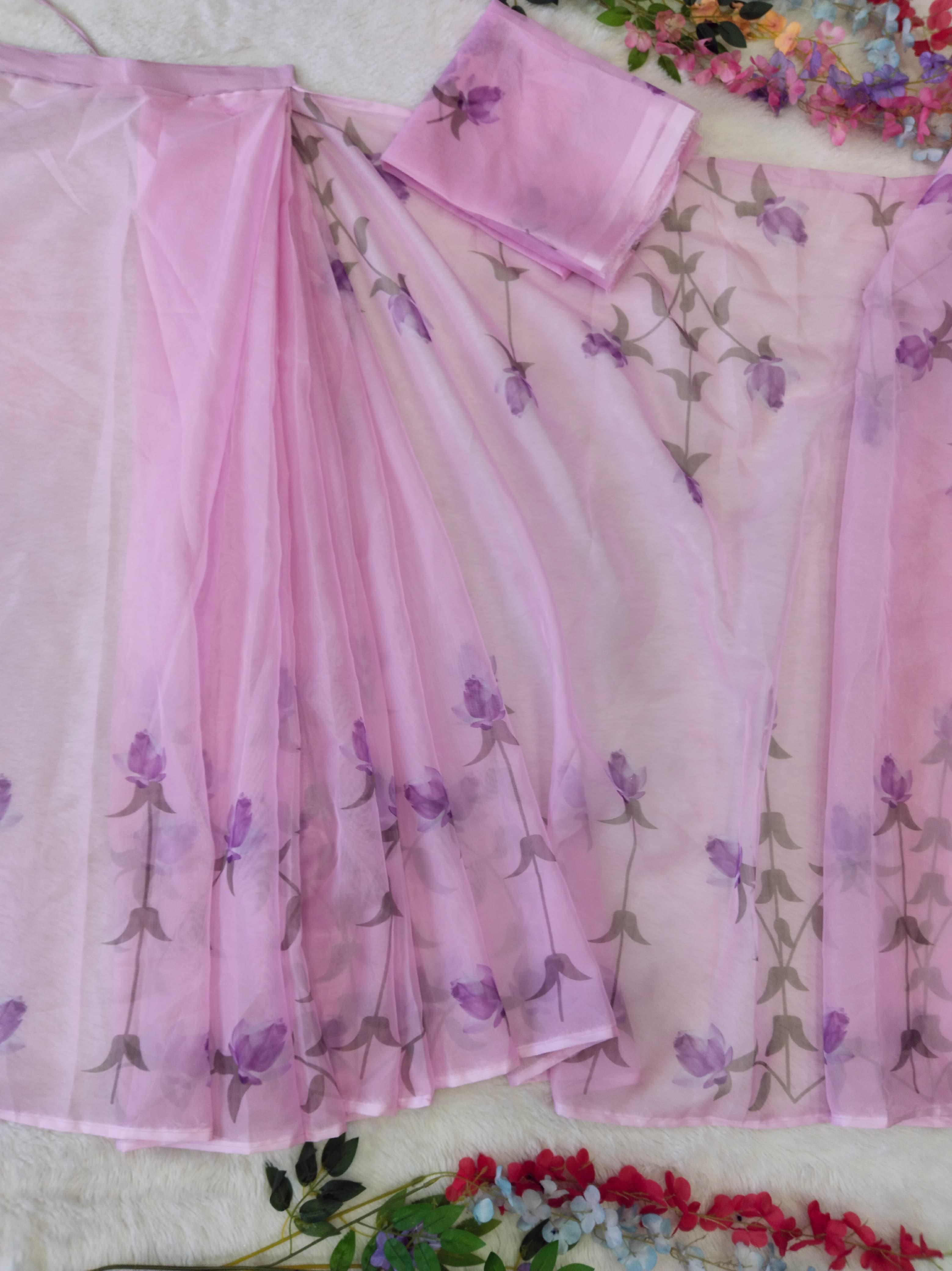 Floral Taby Saree