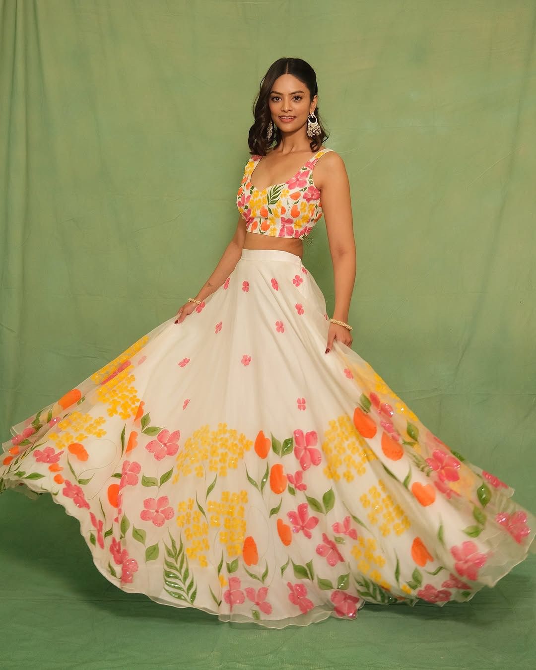 BEST SELLER FLORAL LEHENGA