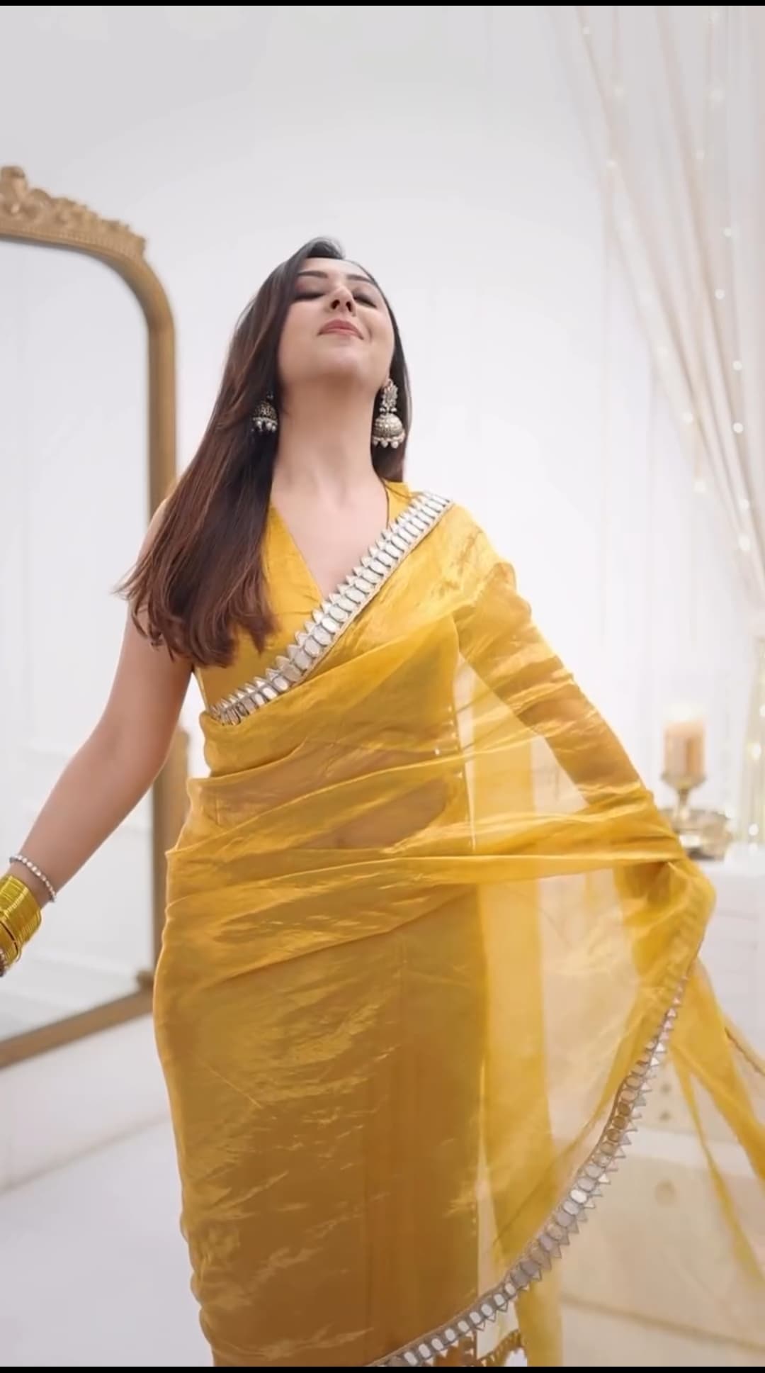 Real Mirror Ready To Wear Saree