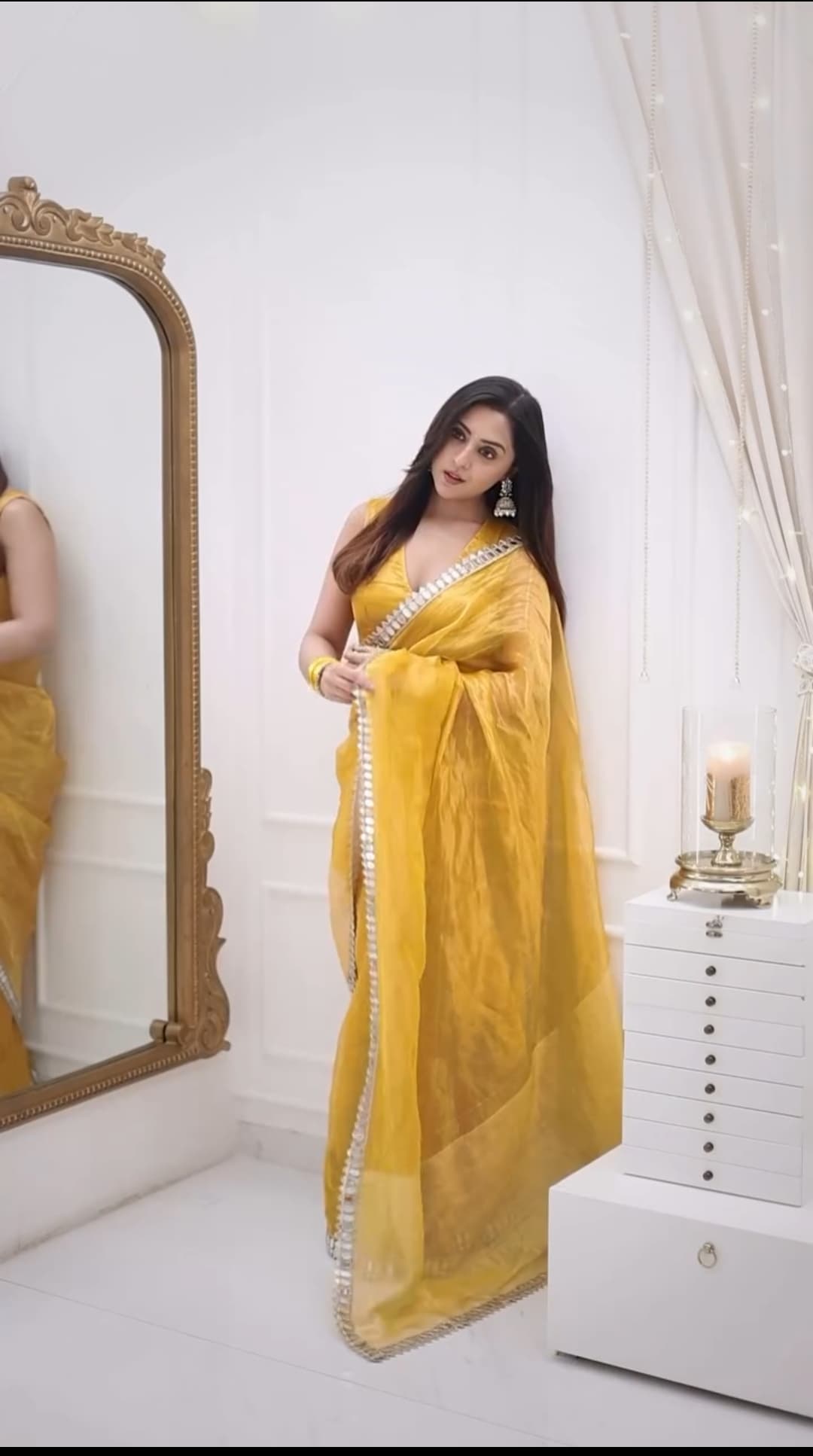 Real Mirror Ready To Wear Saree