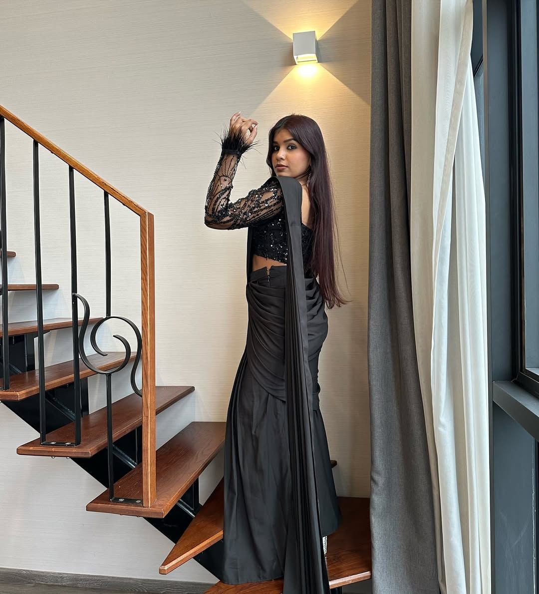 FULL STITCHED LEHENGA SAREE